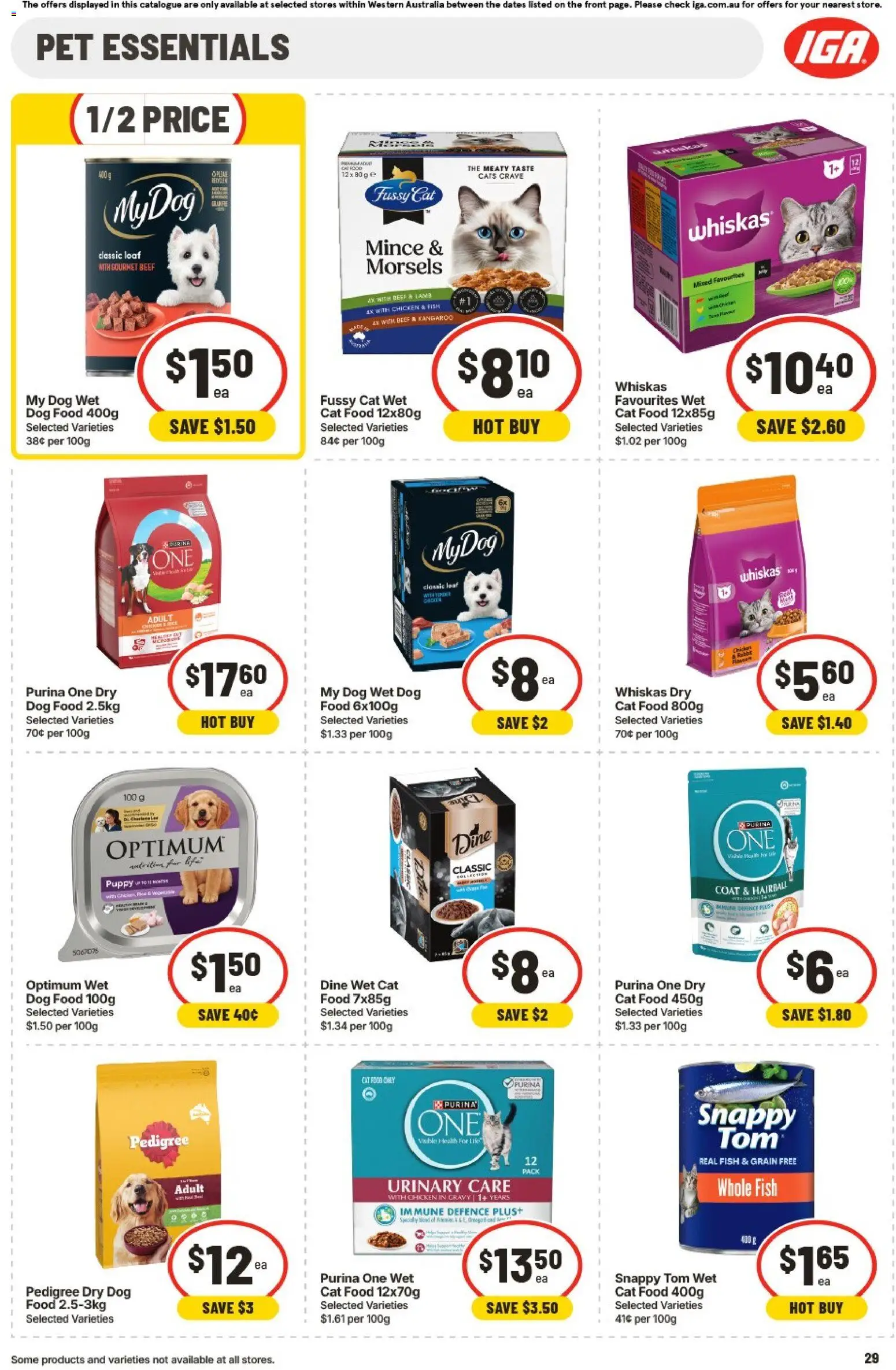 IGA catalogue - valid from 26/08/2026 | Page: 29 | Products: Food, Fish, Dog food, Coat