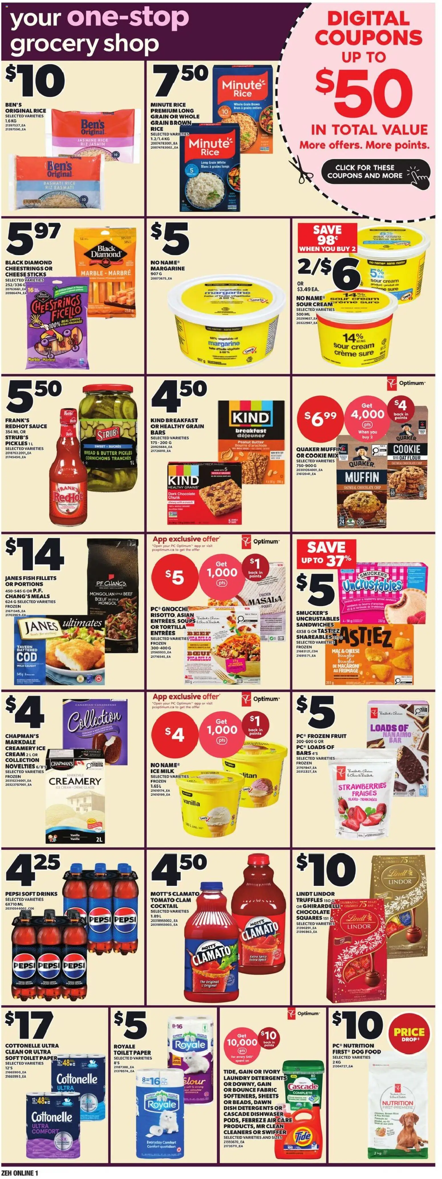 Zehrs flyer valid from Aug 13, 2026 | Page: 6 | Products: Ice cream, Brown rice, Chocolate, Pickles