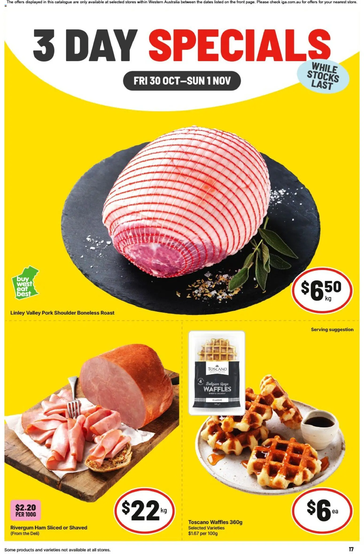 IGA catalogue - valid from 30/10/2026 | Page: 1