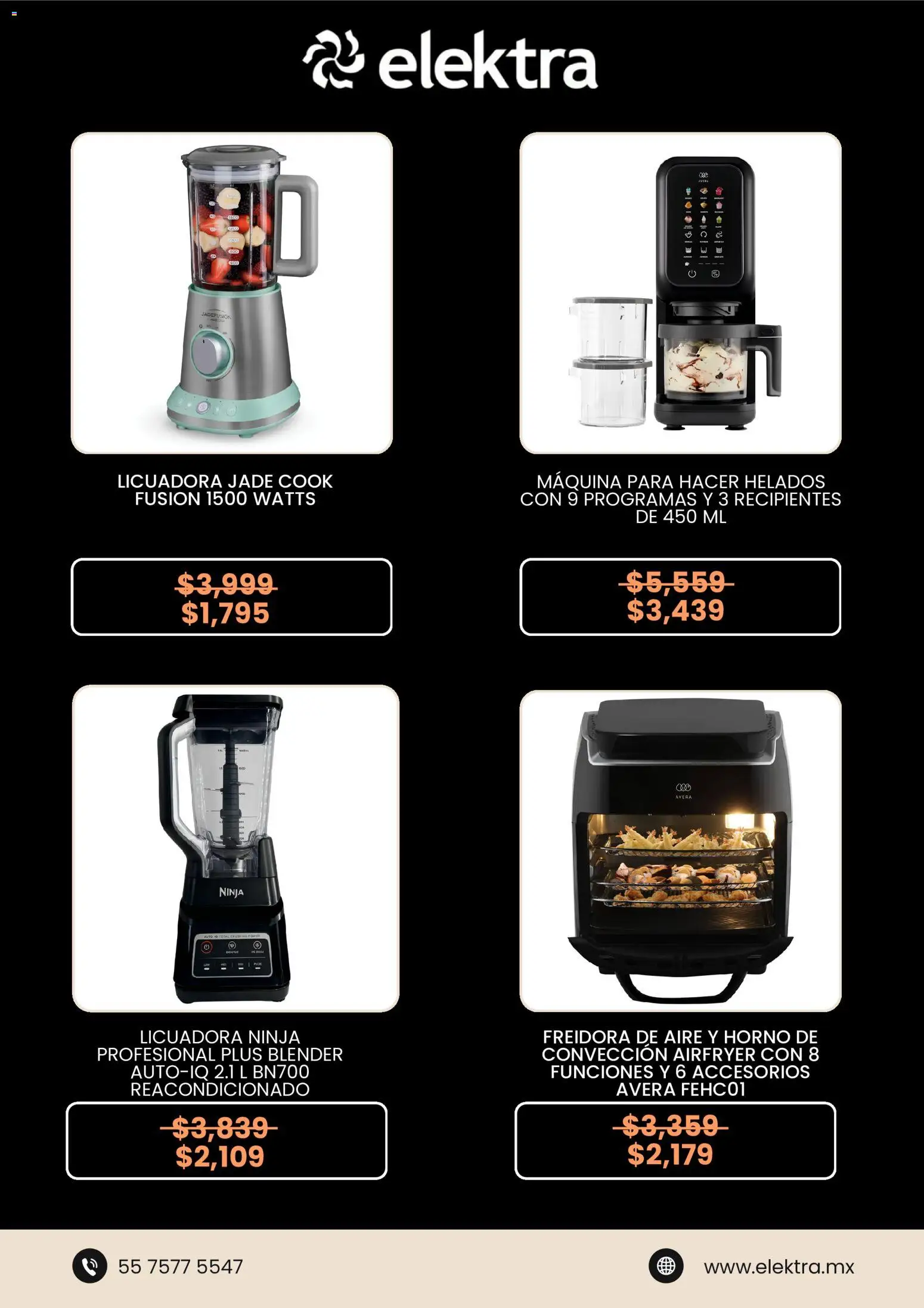 Nuevas ofertas de Elektra válidas en toda la República Mexicana desde el 04/08/2026. ¡Encuentra las mejores ofertas en Elektra catálogo! | Página: 3