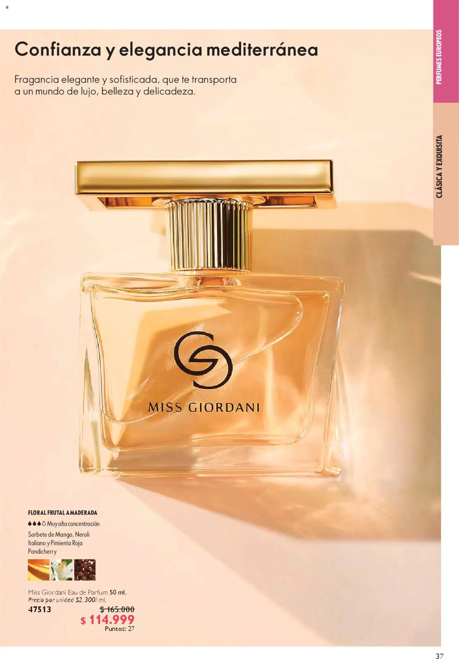 Oriflame revista - valida desde el 28.03.2026 | Página: 37 | Productos: Pimienta, Té, Fragancia