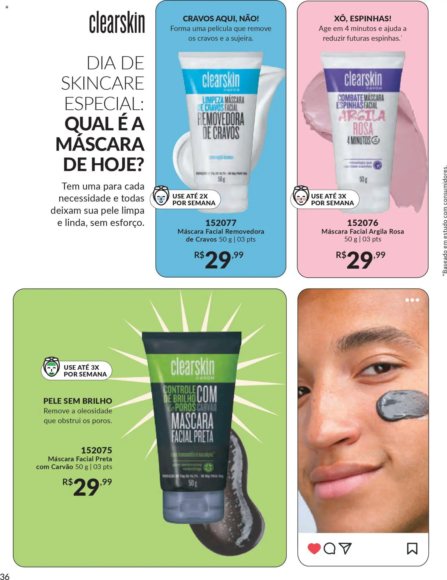 Avon Folheto - válido de 18.02.2026 | Página: 36 | Produtos: Argila, Máscara facial