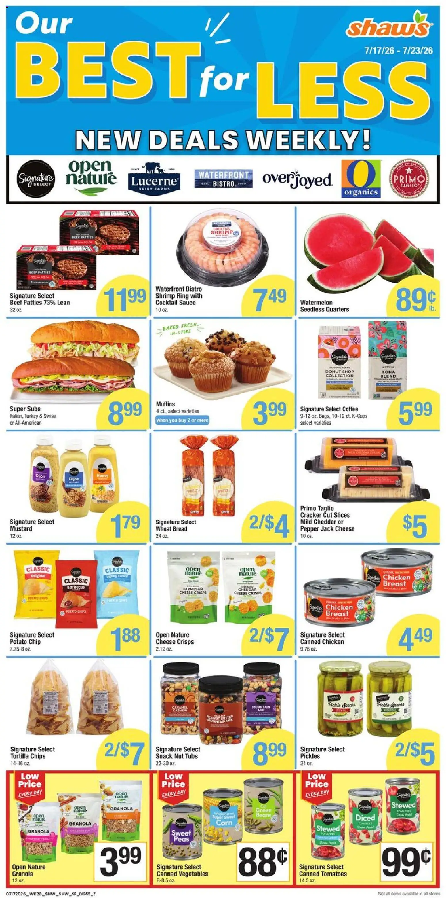 Star Market Weekly Ad - valid from 07/17/2026 | Page: 8 | Products: Cheese, Chips, Pepper, Watermelon