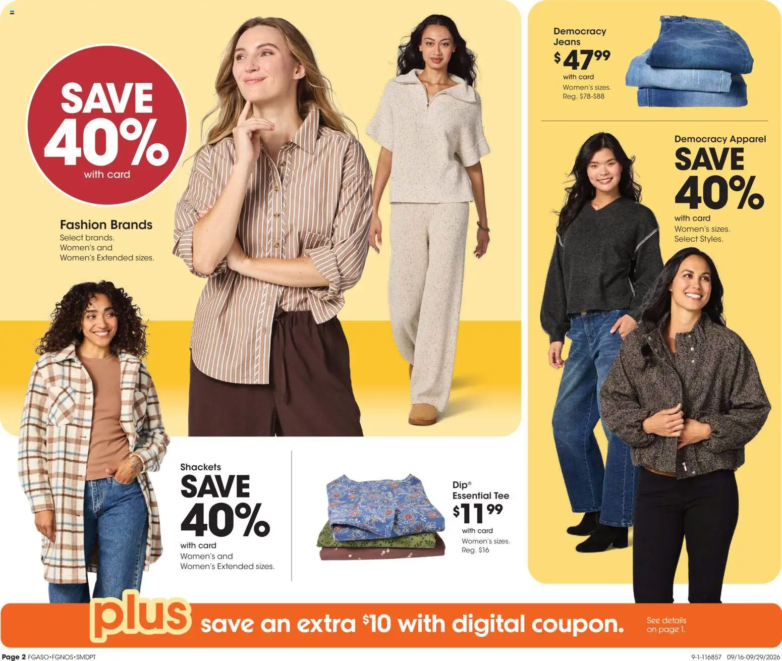 Fred Meyer Home & Apparel - valid from 09/16/2026 | Page: 2 | Products: Jeans