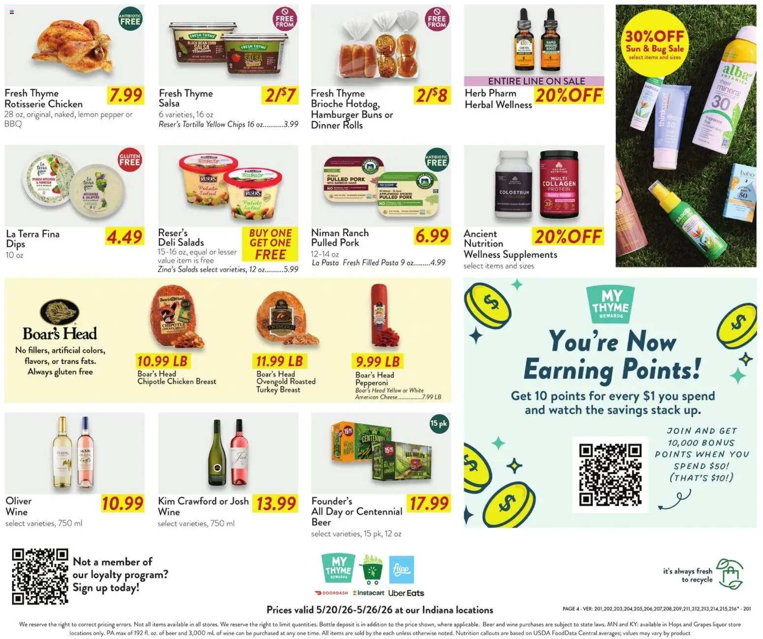 Fresh Thyme Weekly Ad - IN - valid from 20.05.2026 | Page: 9 | Products: Corn, Oil, Lemon, Watch