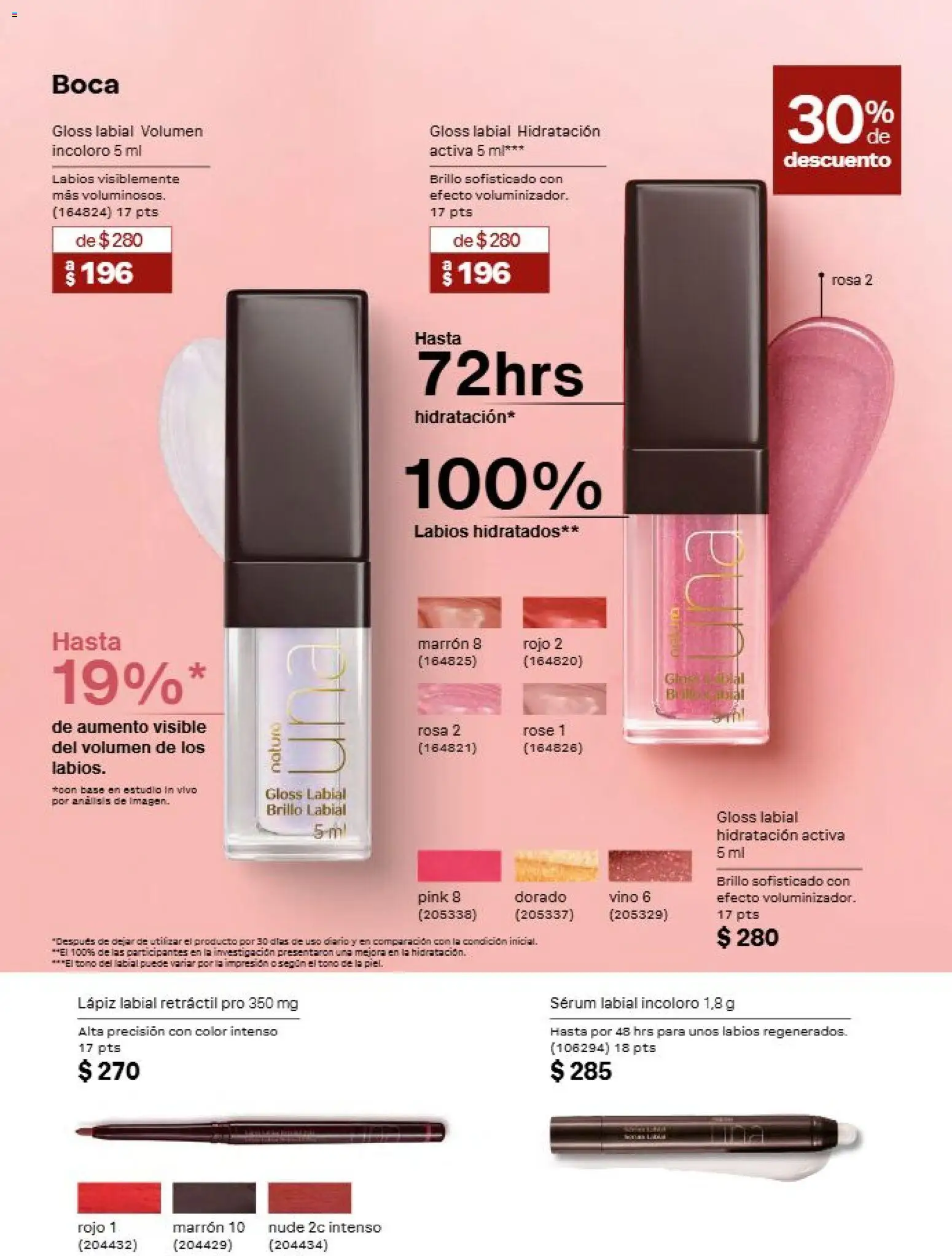 Nuevas ofertas de Natura válidas en toda la República Mexicana desde el 31/07/2026. ¡Encuentra las mejores ofertas en Natura campaña 12 2026! | Página: 55 | Productos: Serum, Brillo, Vino, Lápiz labial