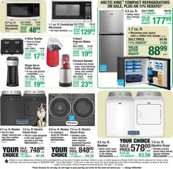 Preview of Menards weekly ads valid from 07/16/2026 | Page: 17 | Products: Fryer, Washer, Dryer, Coffee maker