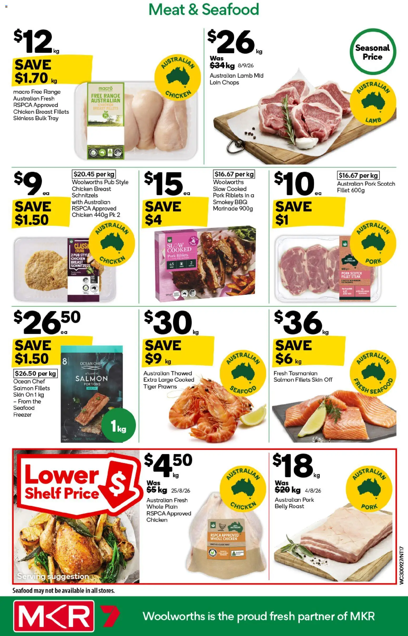 Woolworths catalogue - valid from 30/09/2026 | Page: 13 | Products: Shelf, Meat, Steak, Seafood