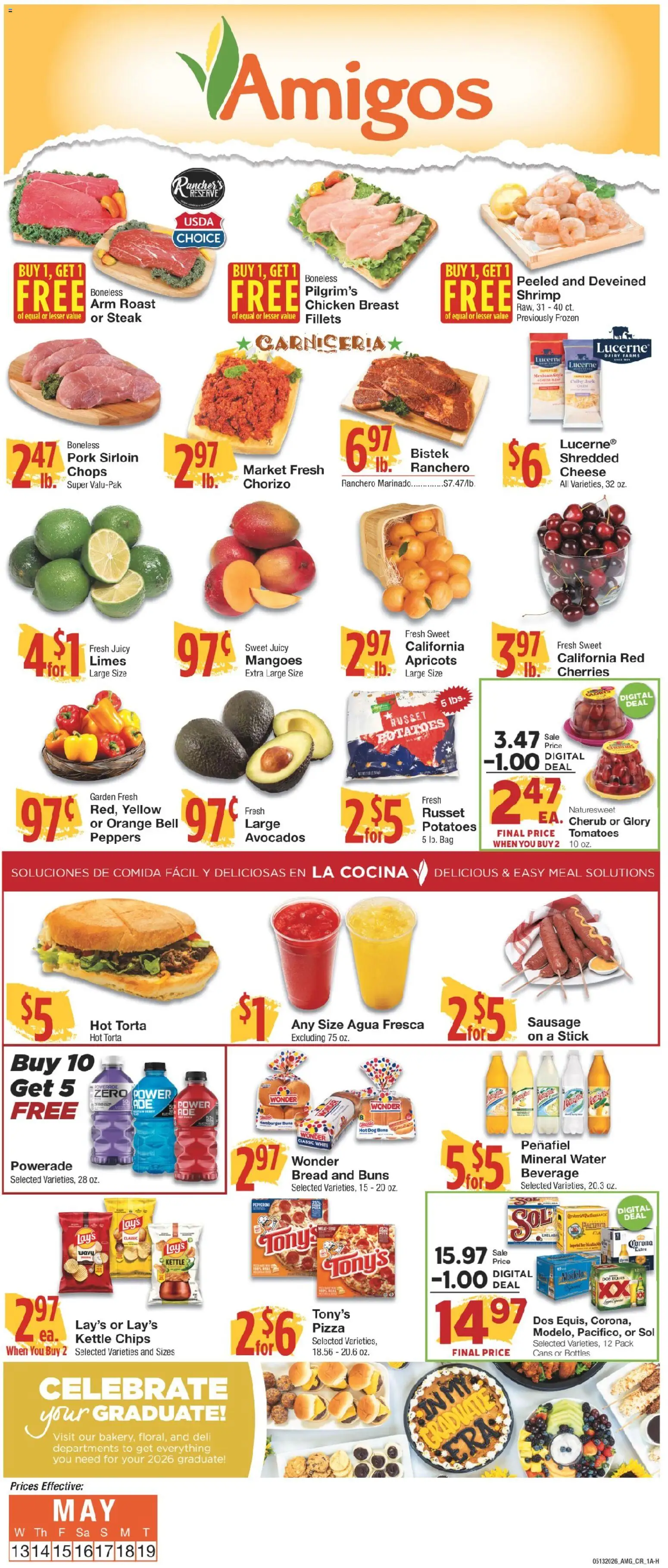 United Supermarkets Ad - valid from 13.05.2026 | Page: 1