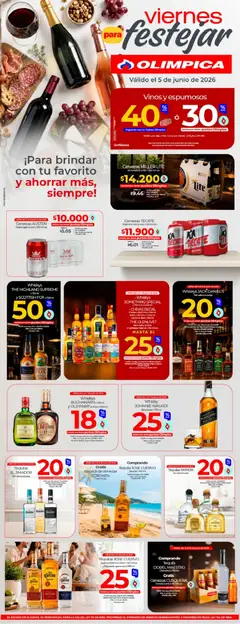 Olímpica Viernes para festejar -  Vista previa de la revista de la tienda Olímpica valido desde el 05.06.2026