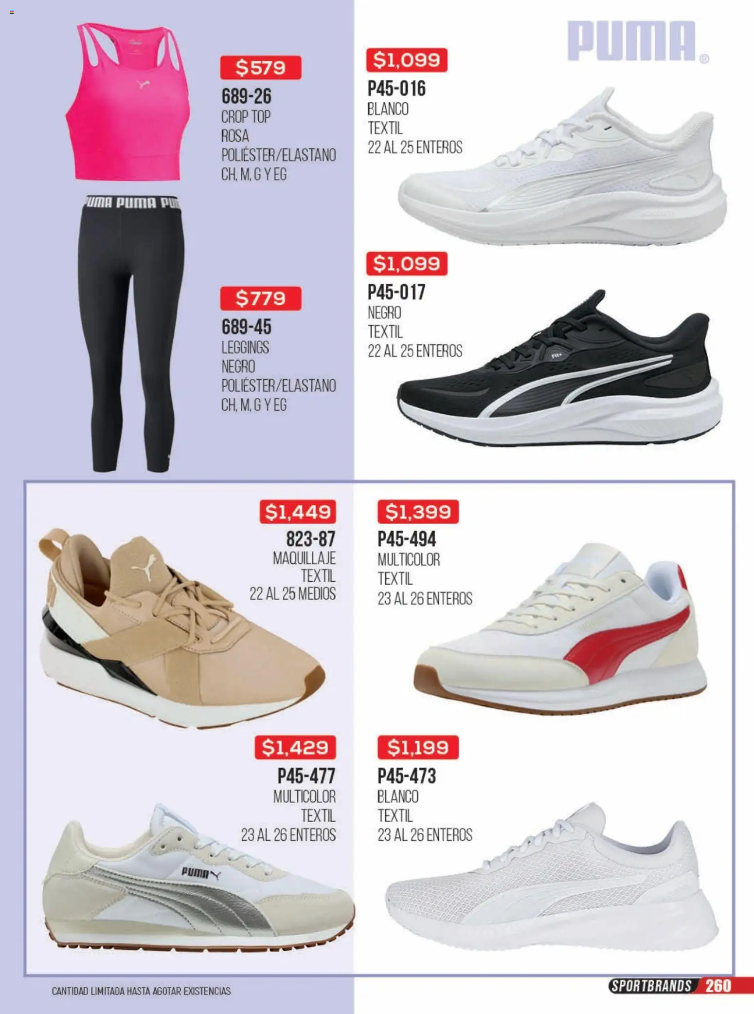 Nuevas ofertas de Cklass válidas en toda la República Mexicana desde el 23/06/2026. ¡Encuentra las mejores ofertas en Cklass catálogo Rebajas sobre rebajas calzado! | Página: 261 | Productos: Leggings, Top, Maquillaje