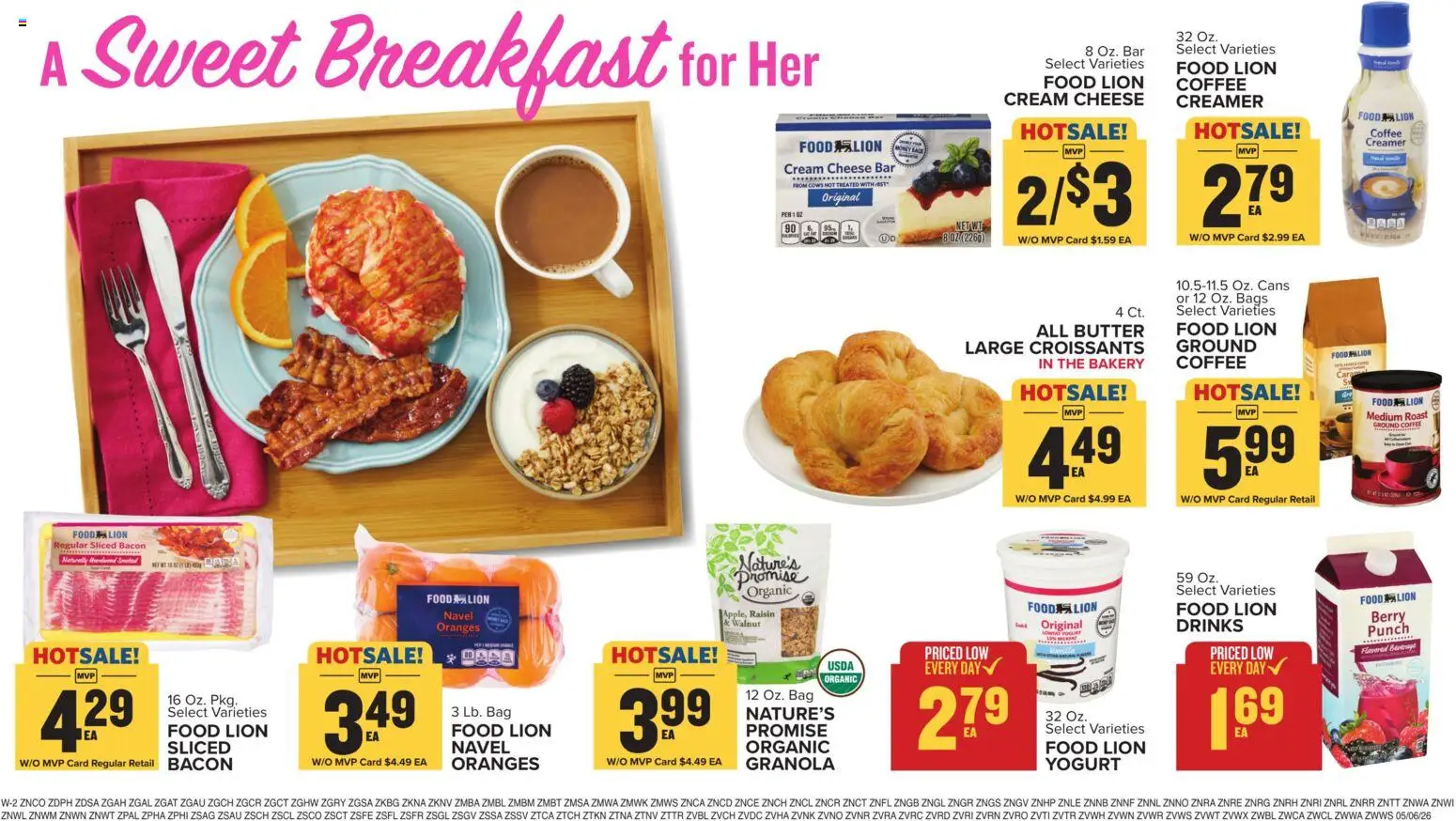 Food Lion Weekly Ad - valid from 06.05.2026 | Page: 15 | Products: Bakery, Cheese, Oranges, Cream