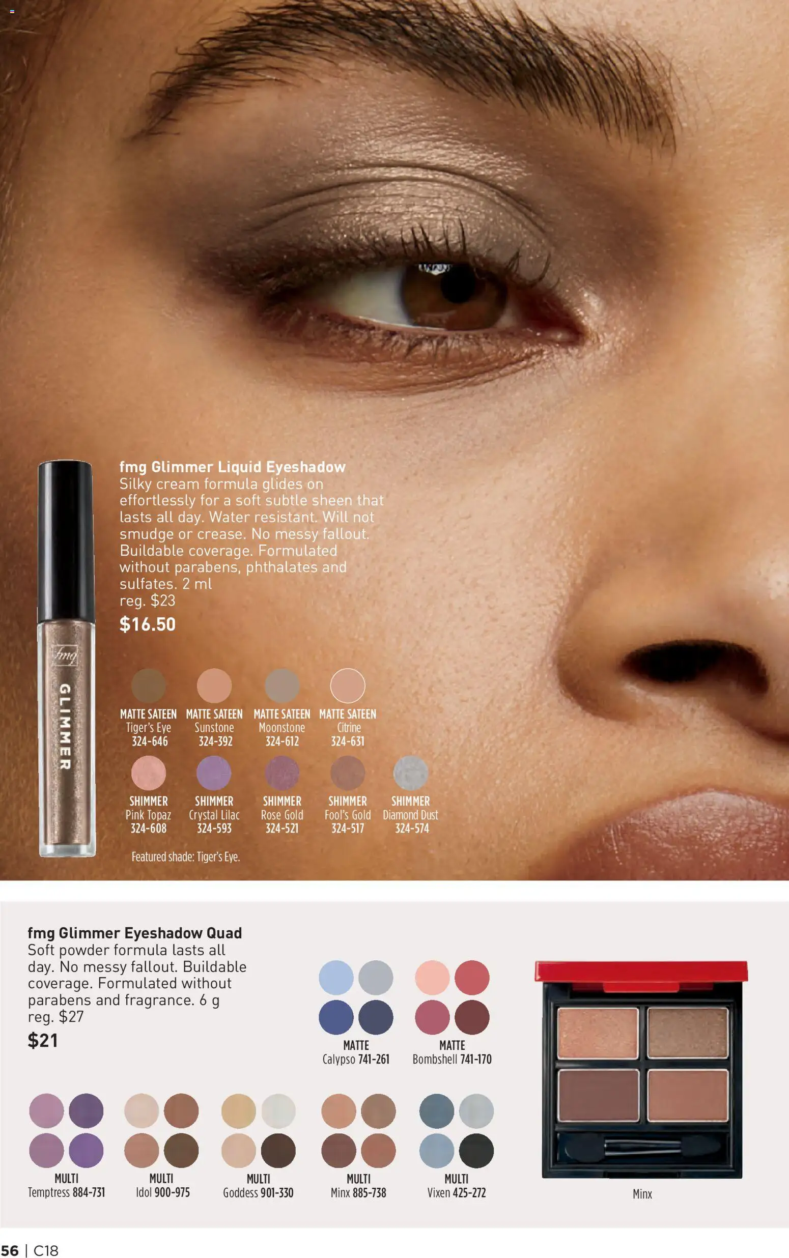 Avon flyer valid from Aug 27, 2026 | Page: 56 | Products: Cream, Water, Powder