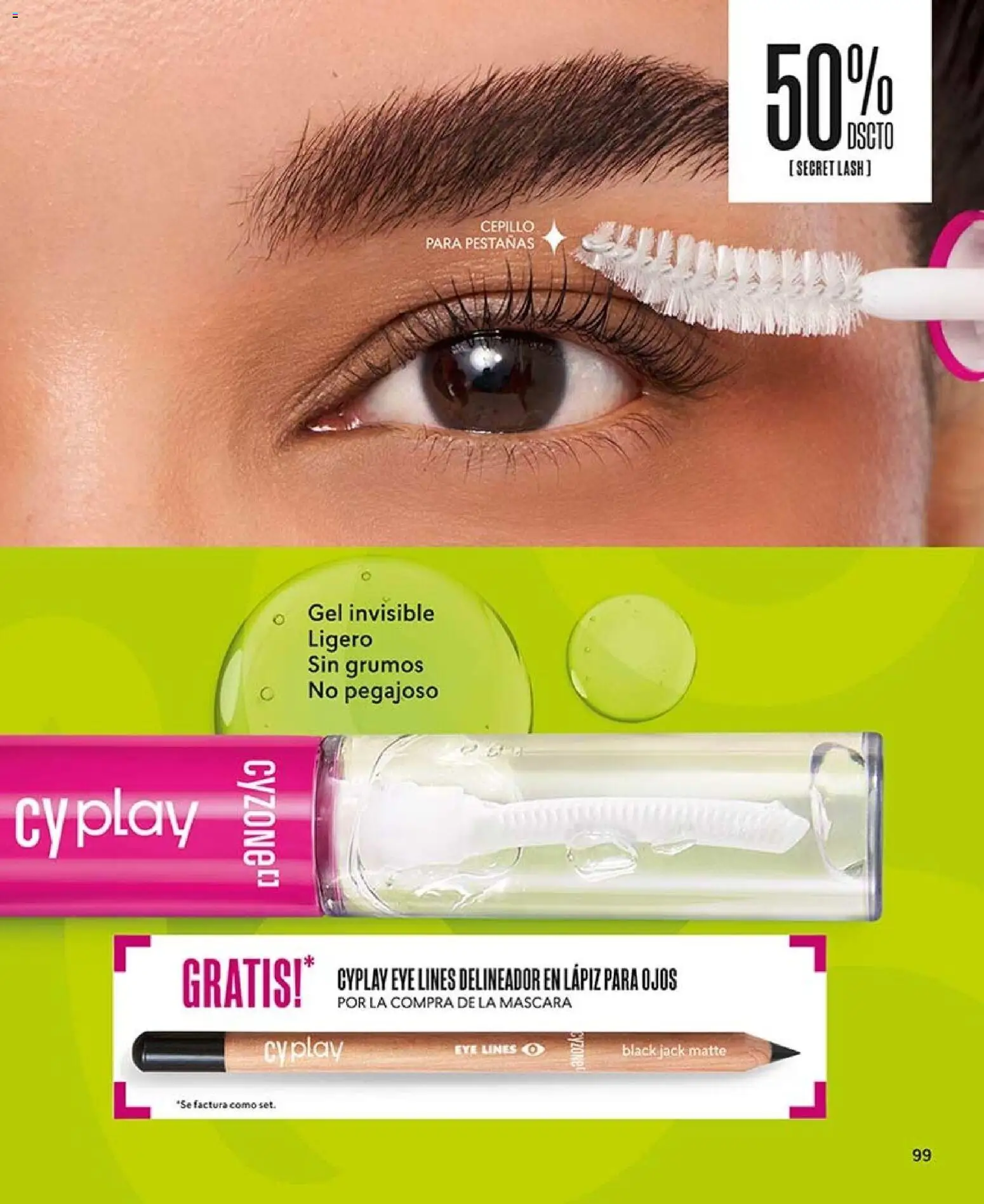 CyZone revista - valida desde el 07/09/2026 | Página: 111 | Productos: Cepillo, Máscara, Delineador