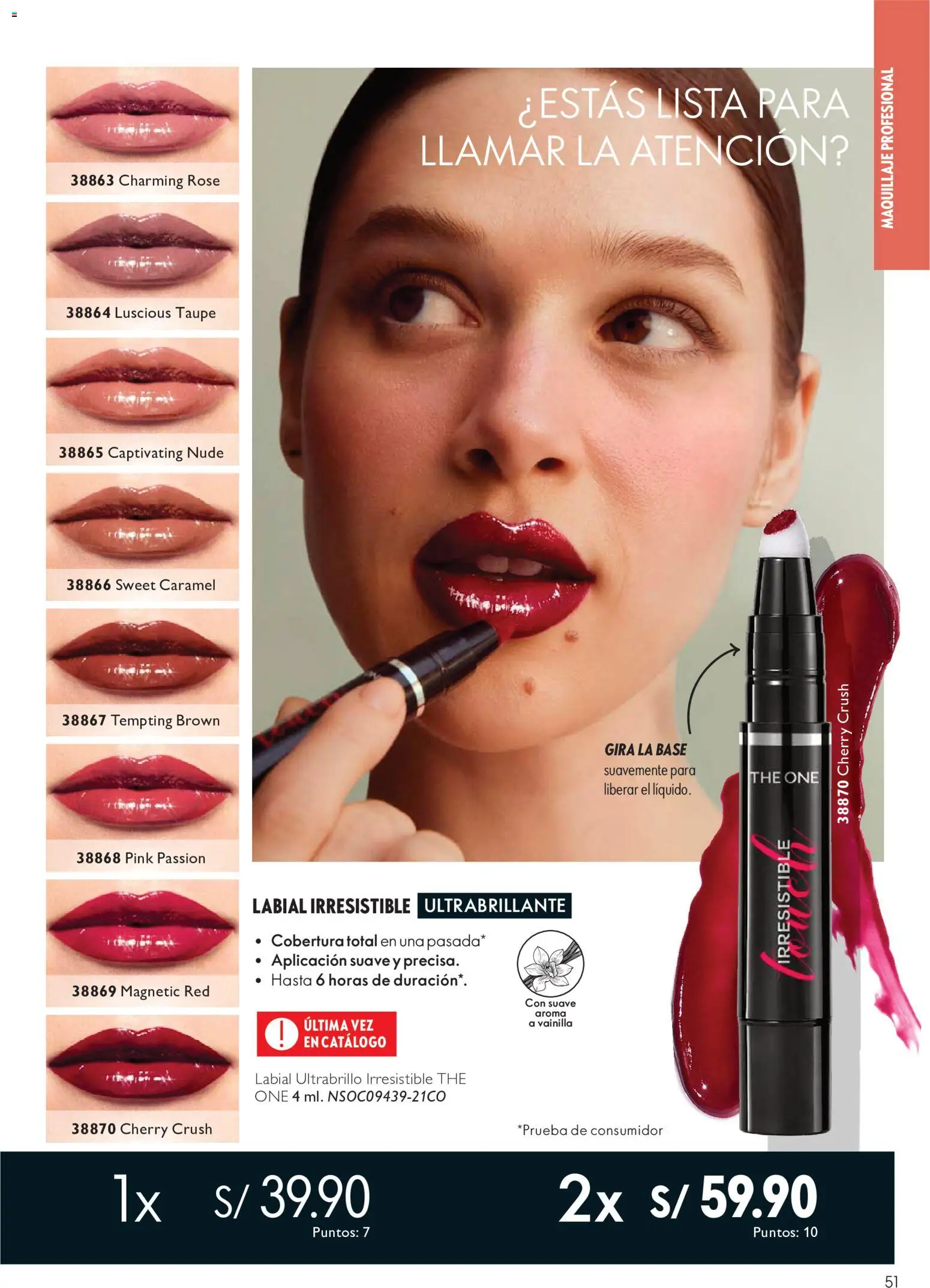 Catálogo Oriflame válido desde 01/08/2026 | Página: 51 | Productos: Maquillaje