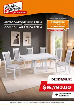 Vista previa de Muebles Troncoso catálogo, nuevo folleto de la tienda, válido en México a partir del 09/07/2026