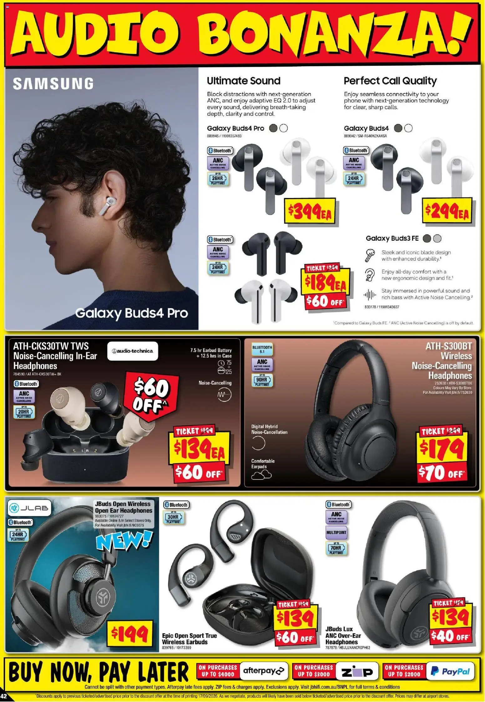 JB Hi-Fi catalogue - valid from 24/09/2026 | Page: 42 | Products: Digital, Audio, Headphones, Case