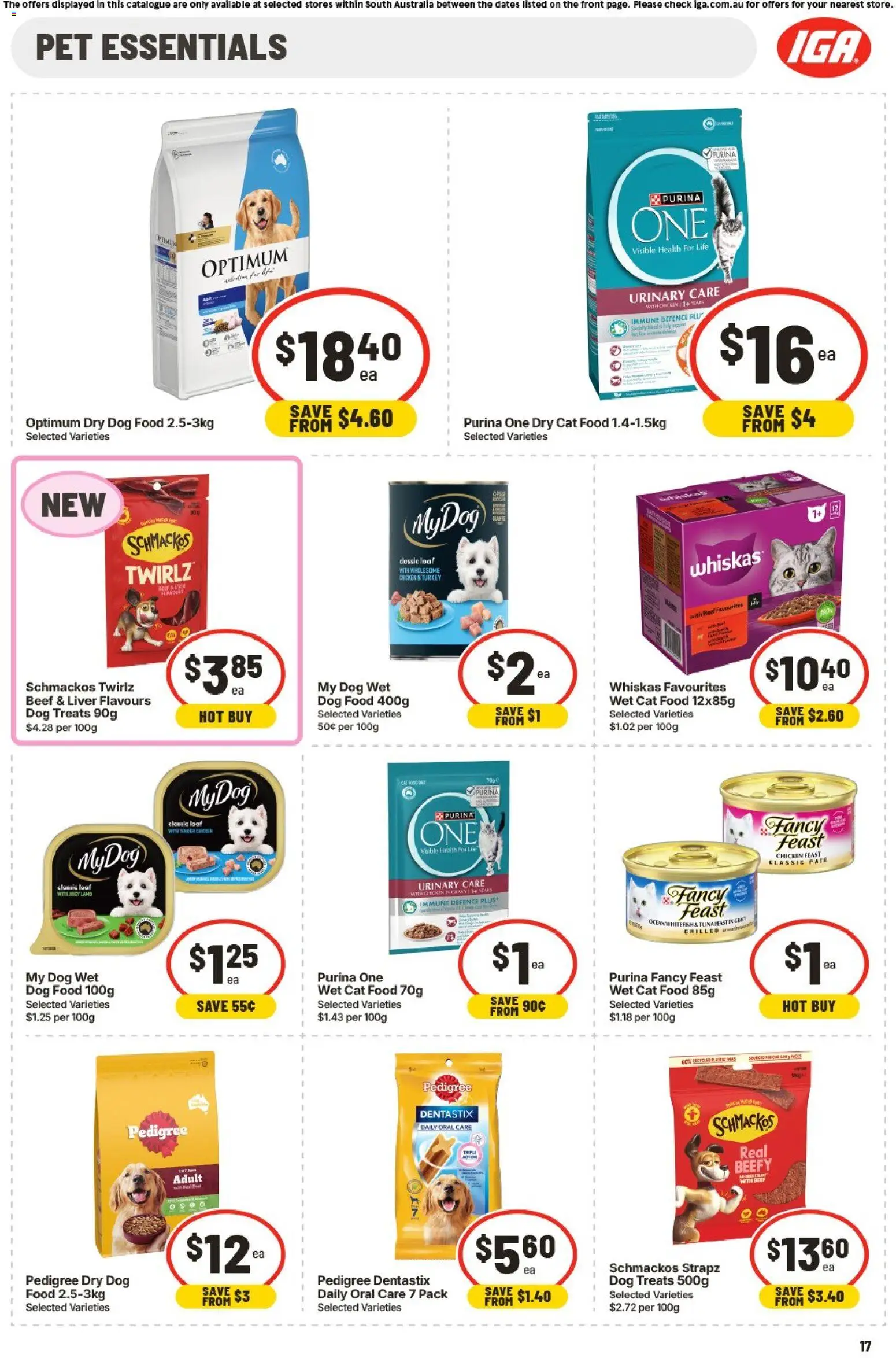 IGA catalogue - valid from 15.04.2026 | Page: 13 | Products: Chicken, Beef, Dog food, Turkey