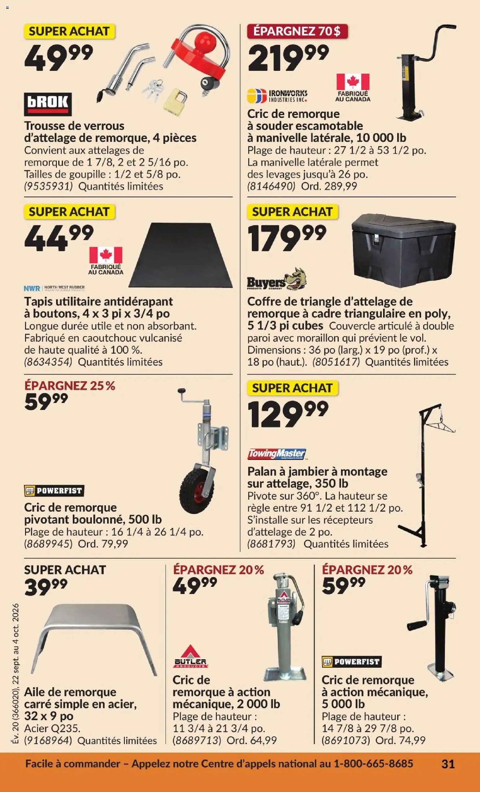 Princess Auto flyer valid from Sep 22, 2026 | Page: 36