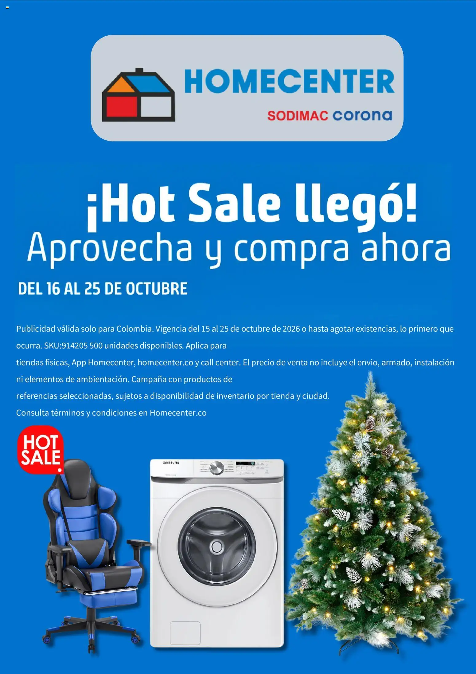 Homecenter revista - valida desde el 16/10/2026 | Página: 1