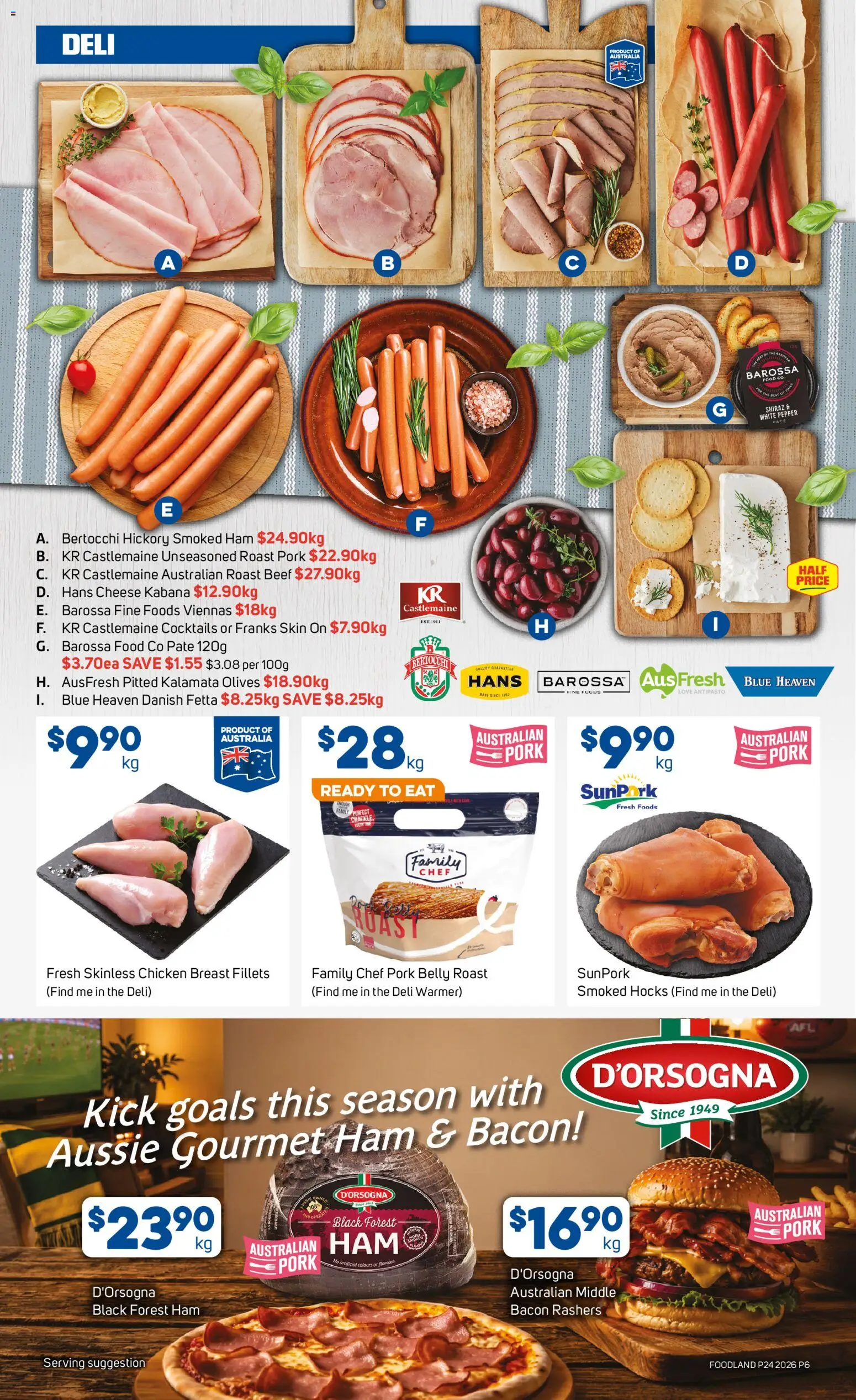 Foodland catalogue - valid from 10.06.2026 | Page: 6 | Products: Bacon, Cheese, Pork, Pepper