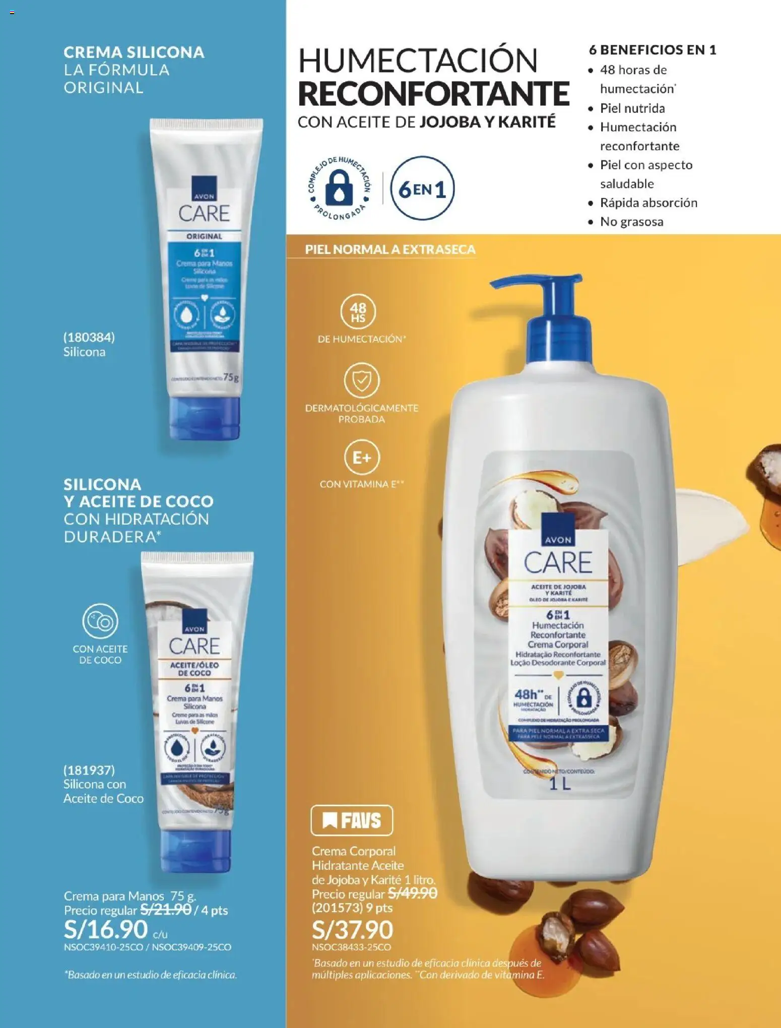 Catálogo Avon válido desde 24.05.2026 | Página: 142 | Productos: Desodorante, Aceite, Crema