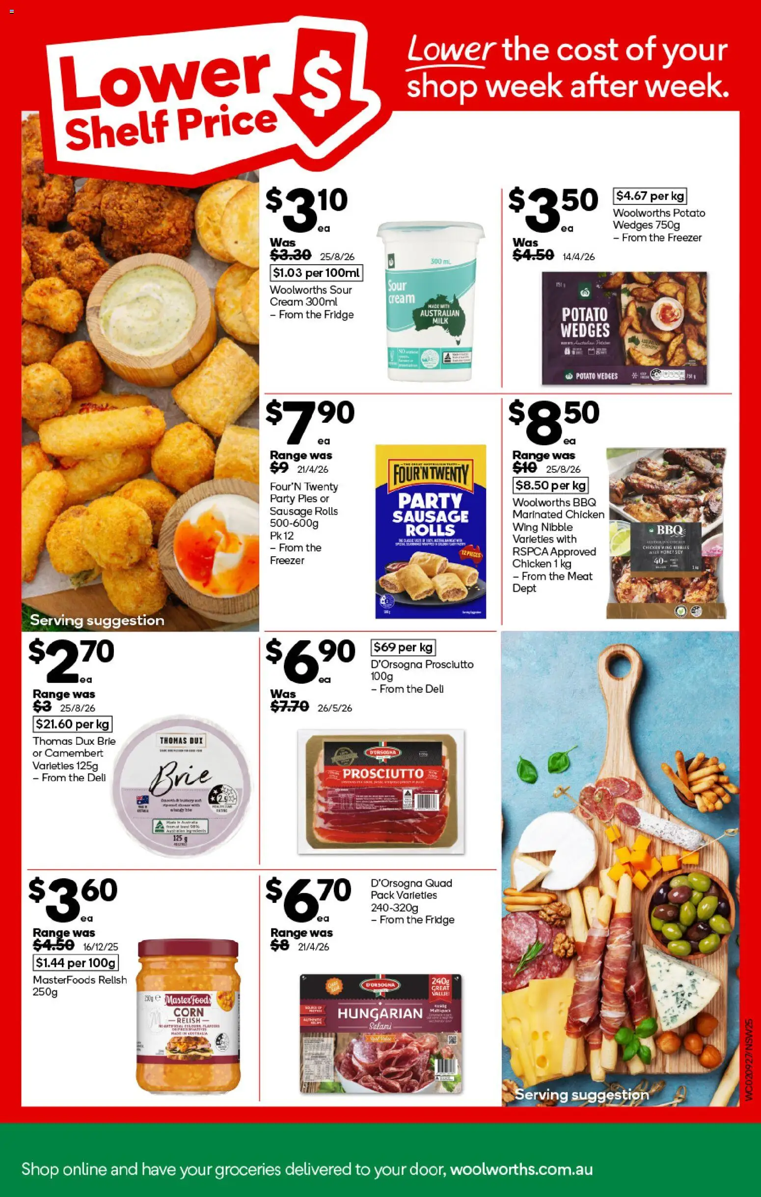 Woolworths catalogue - valid from 02/09/2026 | Page: 25 | Products: Corn, Salami, Cream, Relish