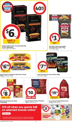 Preview of Coles catalogue - valid from 24/06/2026 | Page: 36 | Products: Cheese, Tuna, Pies, Microwave