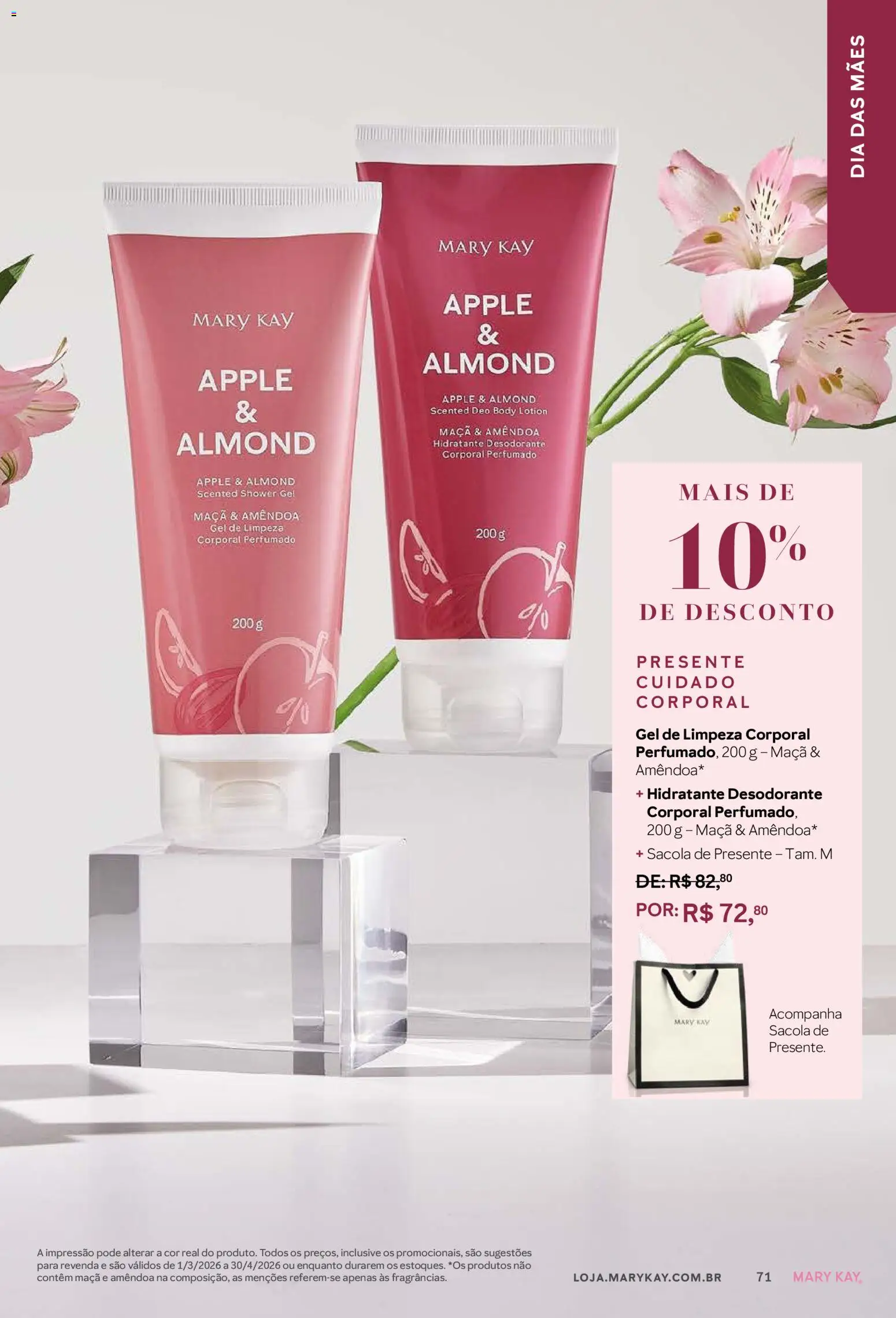 Mary Kay Folheto - válido de 01/03/2026 | Página: 71 | Produtos: Desodorante, Gel de limpeza, Body