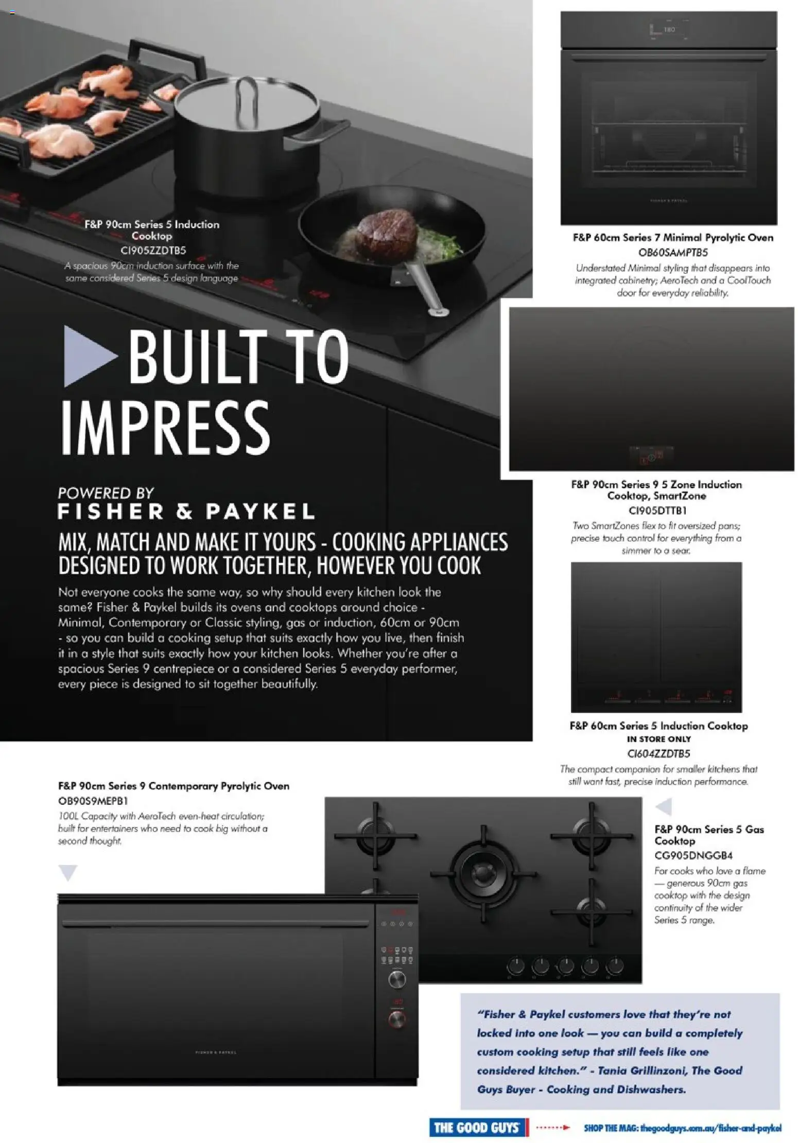 The Good Guys catalogue - valid from 01/09/2026 | Page: 13 | Products: Door, Centrepiece, Oven, Cooktop