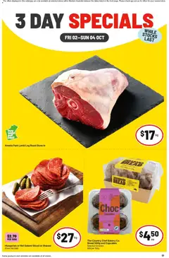 Preview of IGA catalogue 3 Day Specials Bentley - valid from 02/10/2026