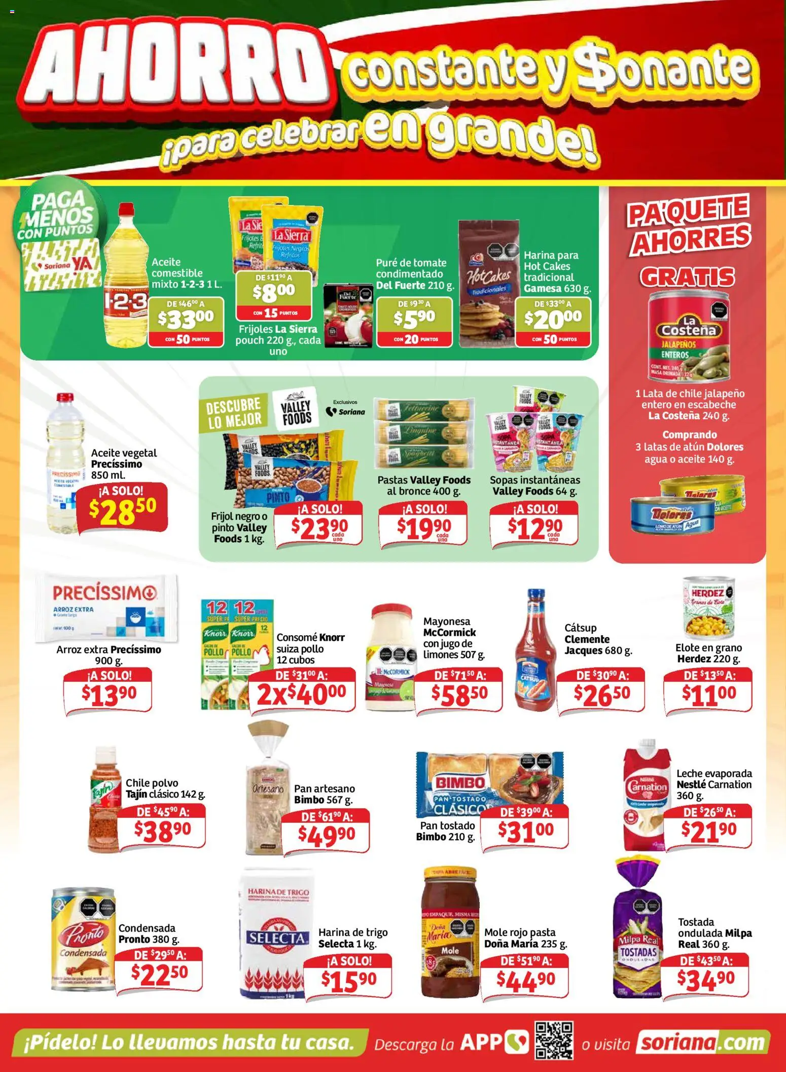 Nuevas ofertas de Soriana válidas en toda la República Mexicana desde el 04/09/2026. ¡Encuentra las mejores ofertas en Soriana Ahorro constante y sonante Mercado Nacional! | Página: 2