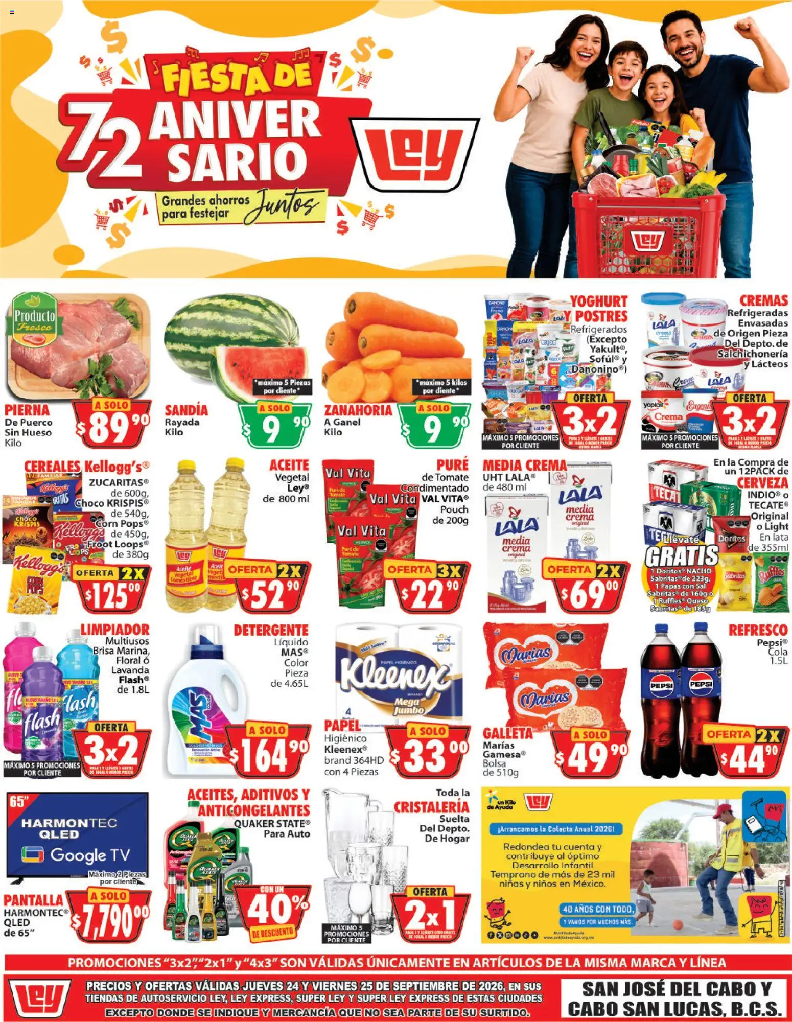 Nuevas ofertas de Casa Ley válidas en toda la República Mexicana desde el 24/09/2026. ¡Encuentra las mejores ofertas en Casa Ley folleto Autoservicio Los Cabos! | Página: 2