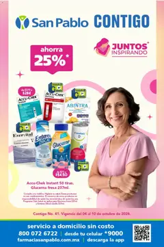 Vista previa de Farmacia San Pablo catálogo, nuevo folleto de la tienda, válido en México a partir del 04/10/2026