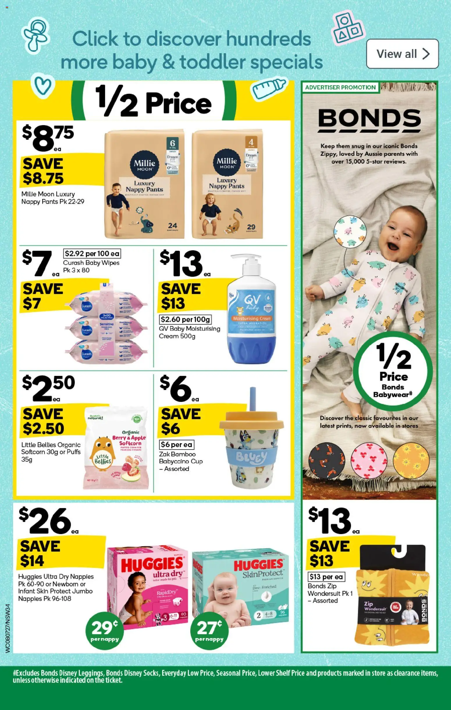 Woolworths catalogue - valid from 08/07/2026 | Page: 34 | Products: Shelf, Nappies, Cream, Pants