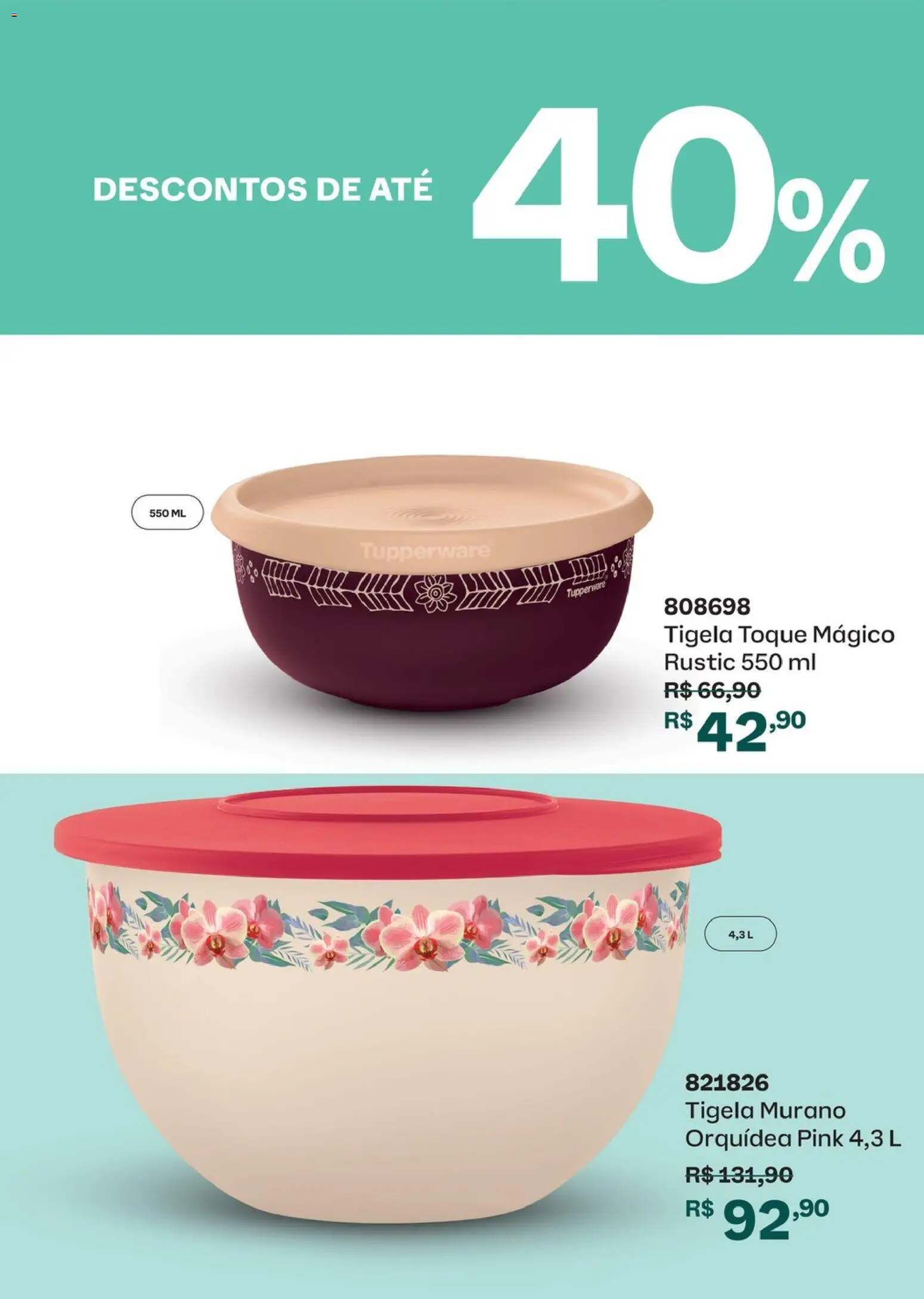 Tupperware Folheto - válido de 01/09/2026 | Página: 63 | Produtos: Orquídea, Tigela