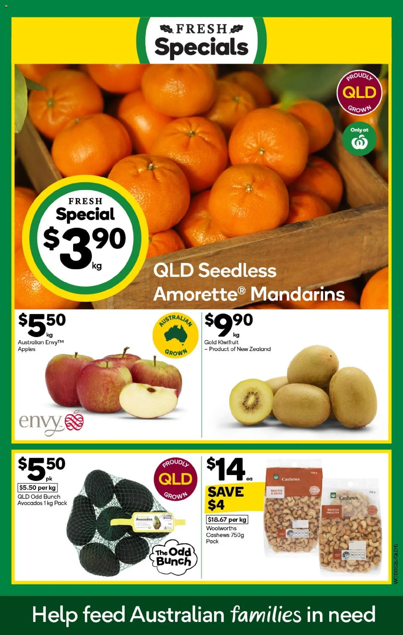 Woolworths catalogue - valid from 13.05.2026 | Page: 15 | Products: Apples, Kiwifruit, Mandarins