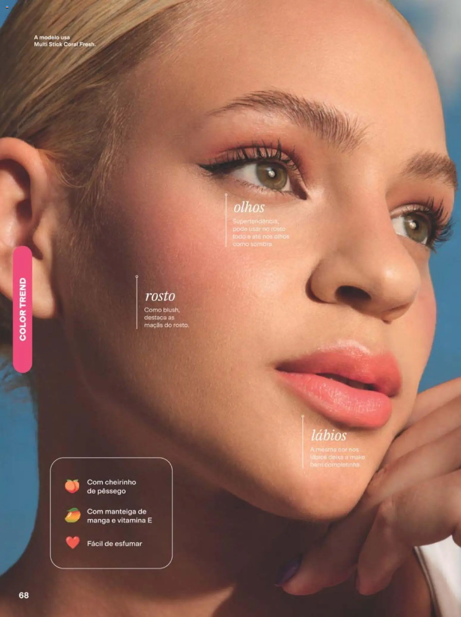 Avon Folheto - válido de 19/07/2026 | Página: 68 | Produtos: Pêssego, Manteiga, Maçãs