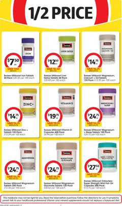 Preview of Swisse Ultiboost Magnesium Tablets 200 Pack, HELPS RELIEVE & REDUCE MUSCLE CRAMPS & MILD SPASMS WHEN DIETARY INTAKE IS INADEQUATE BONE & MUSCLE HEALTH - valid from 30/09/2026 | Page: 7