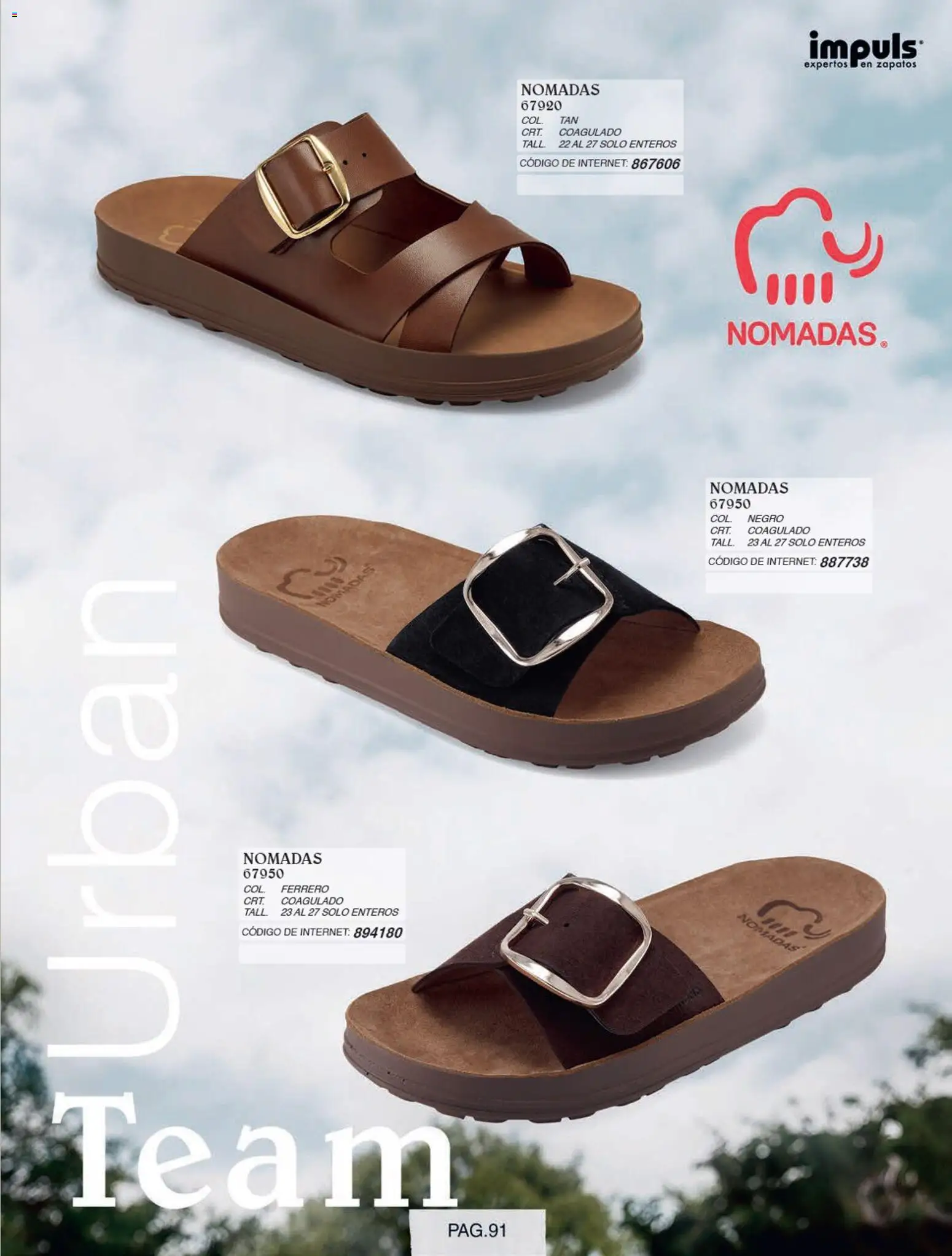Nuevas ofertas de Impuls válidas en toda la República Mexicana desde el 01/07/2026. ¡Encuentra las mejores ofertas en Impuls catálogo Otoño Invierno! | Página: 93 | Productos: Zapatos