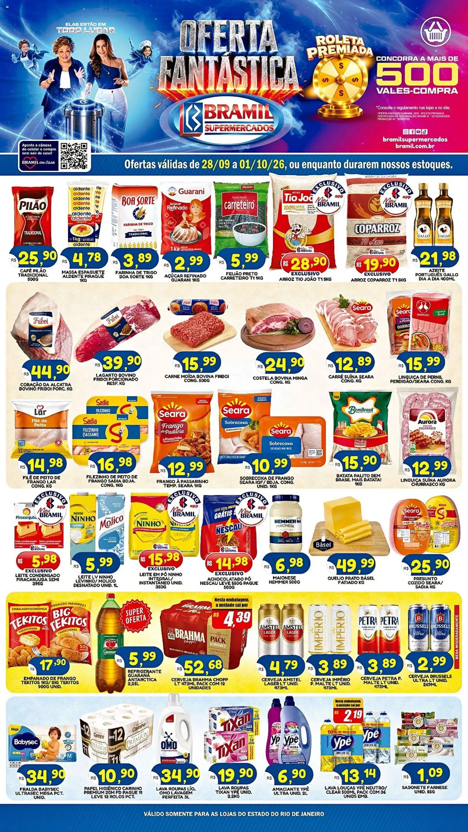 Bramil Supermercados Folheto - válido de 28/09/2026 | Página: 1