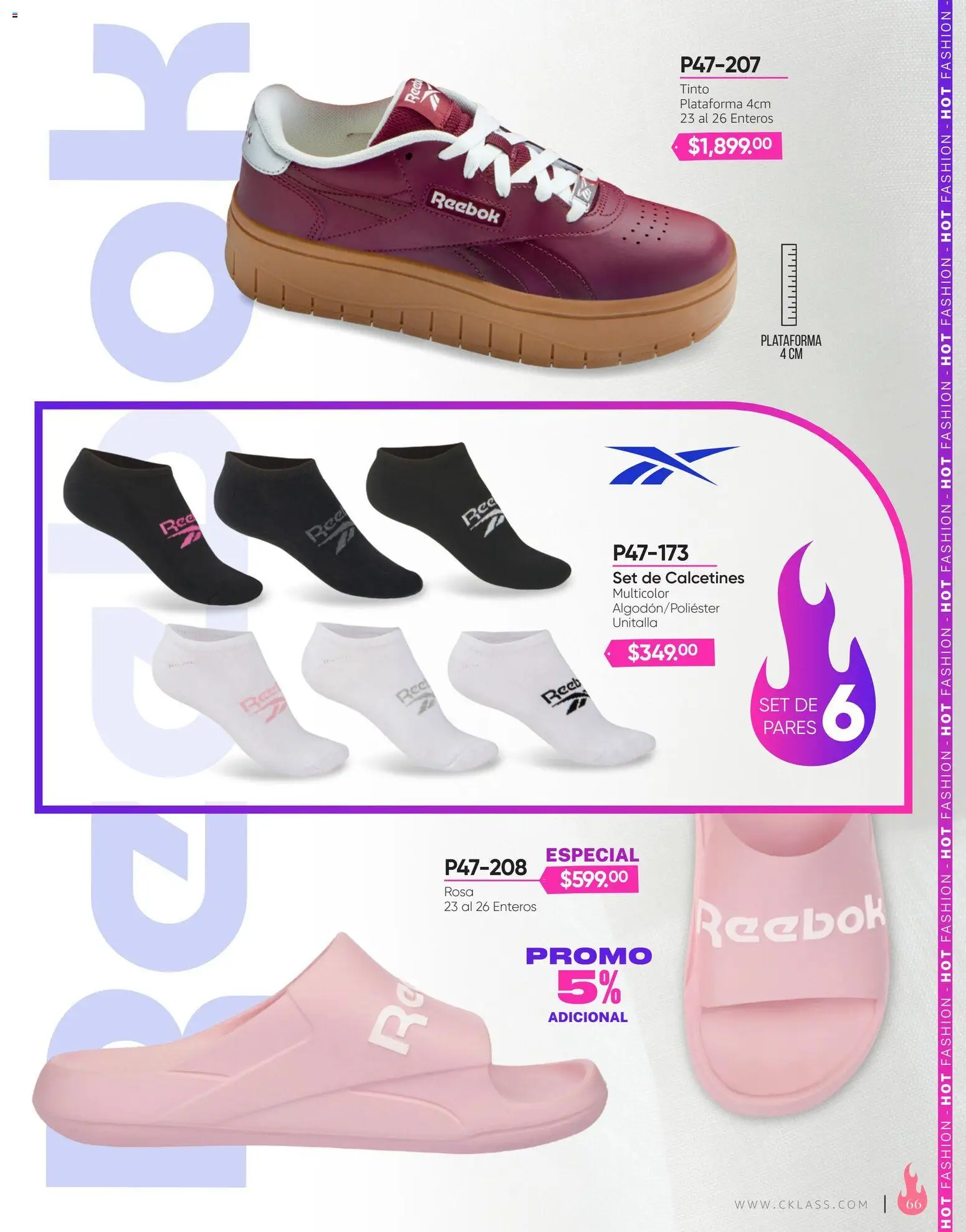 Nuevas ofertas de Cklass válidas en toda la República Mexicana desde el 03/08/2026. ¡Encuentra las mejores ofertas en Cklass catálogo Hot Fashion Calzado! | Página: 67