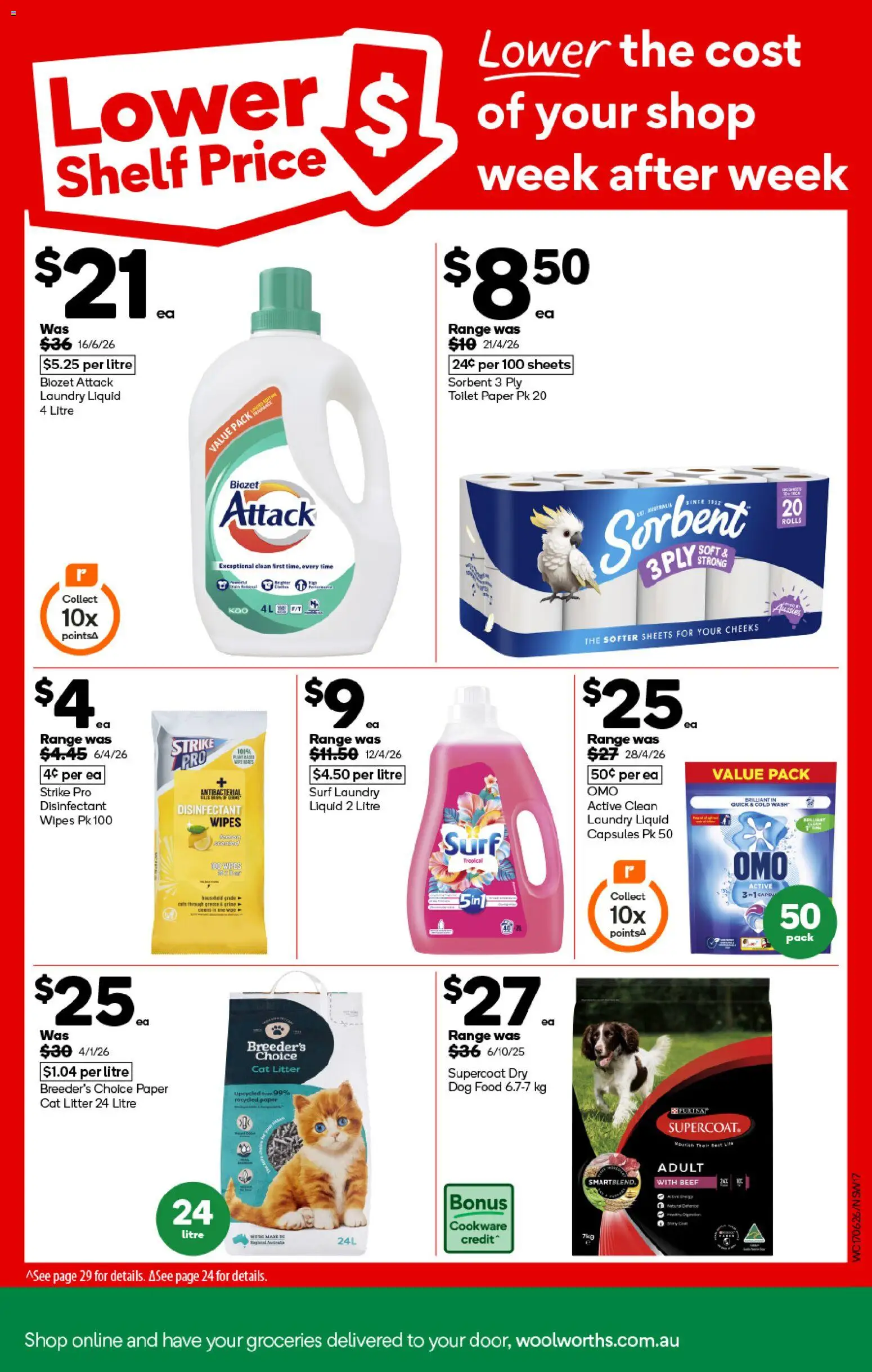 Woolworths catalogue - valid from 17.06.2026 | Page: 17 | Products: Shelf, Beef, Dog food, Laundry