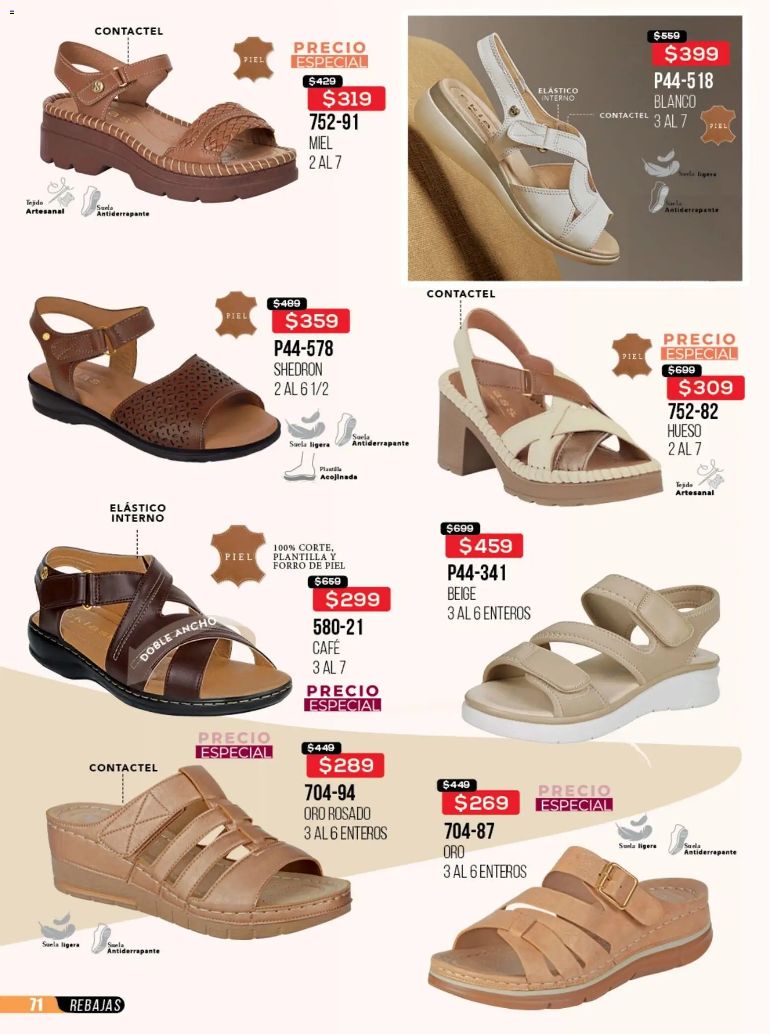 Nuevas ofertas de Cklass válidas en toda la República Mexicana desde el 23/06/2026. ¡Encuentra las mejores ofertas en Cklass catálogo Rebajas sobre rebajas calzado! | Página: 72 | Productos: Café