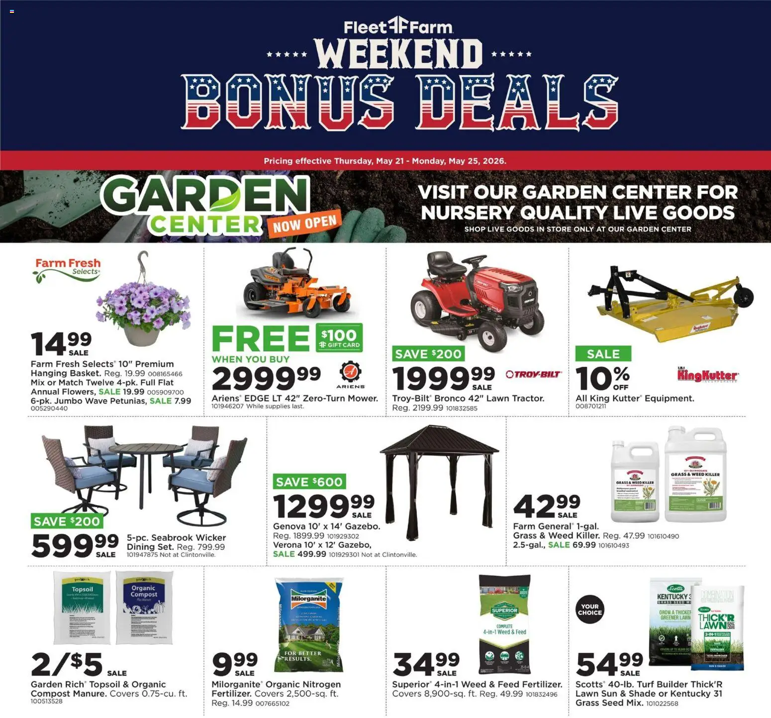 Mills Fleet Farm Weekly Ad - valid from 21.05.2026 | Page: 1