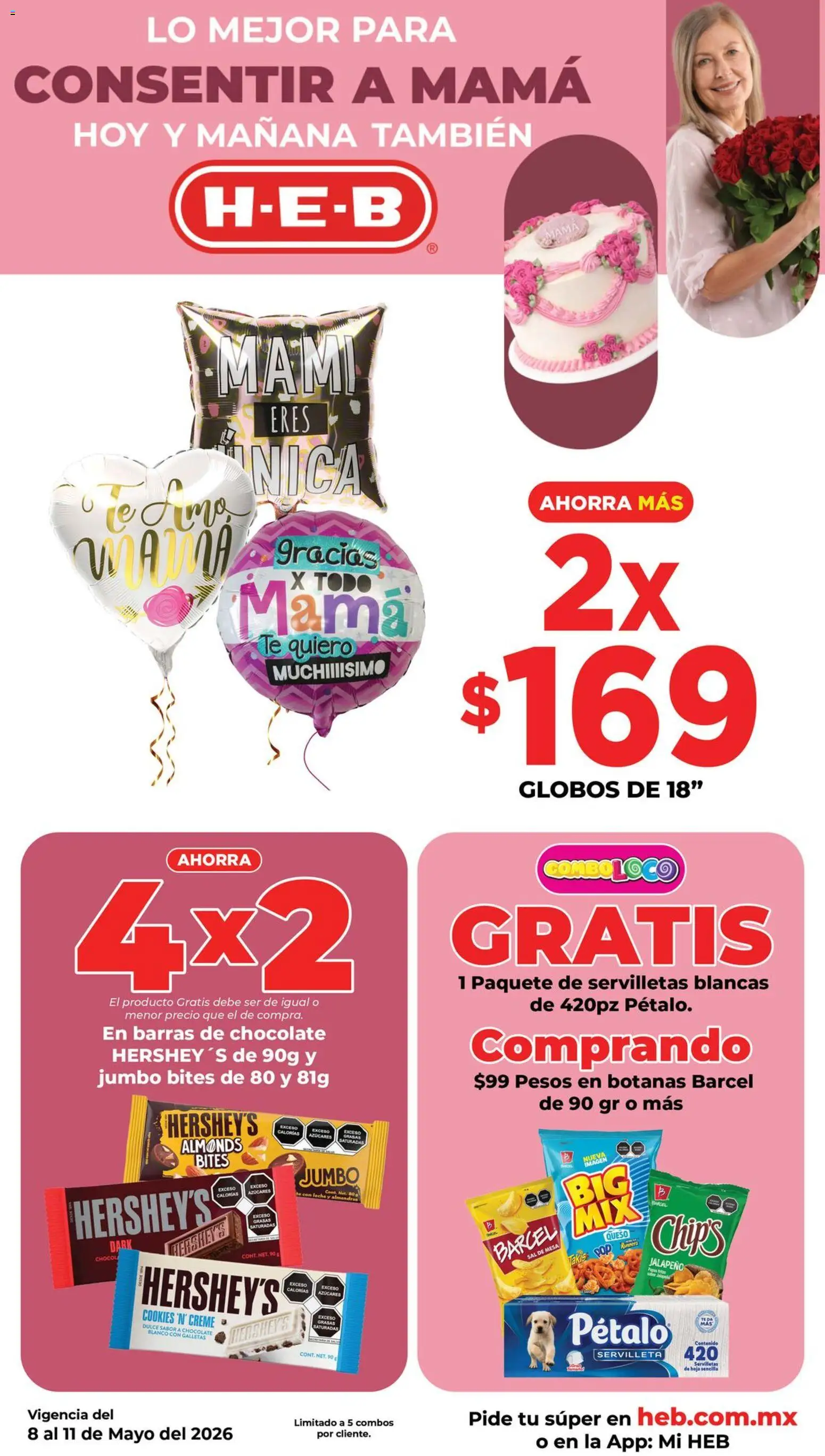 Nuevas ofertas de H-E-B válidas en toda la República Mexicana desde el 08.05.2026. ¡Encuentra las mejores ofertas en H-E-B folleto! | Página: 8 | Productos: Sal, Leche, Mesa, Té