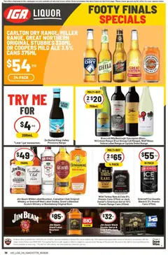 Preview of IGA catalogue Hawthorn - valid from 16/09/2026 | Page: 7 | Products: Jim Beam, Scotch whisky, Bourbon, Scotch