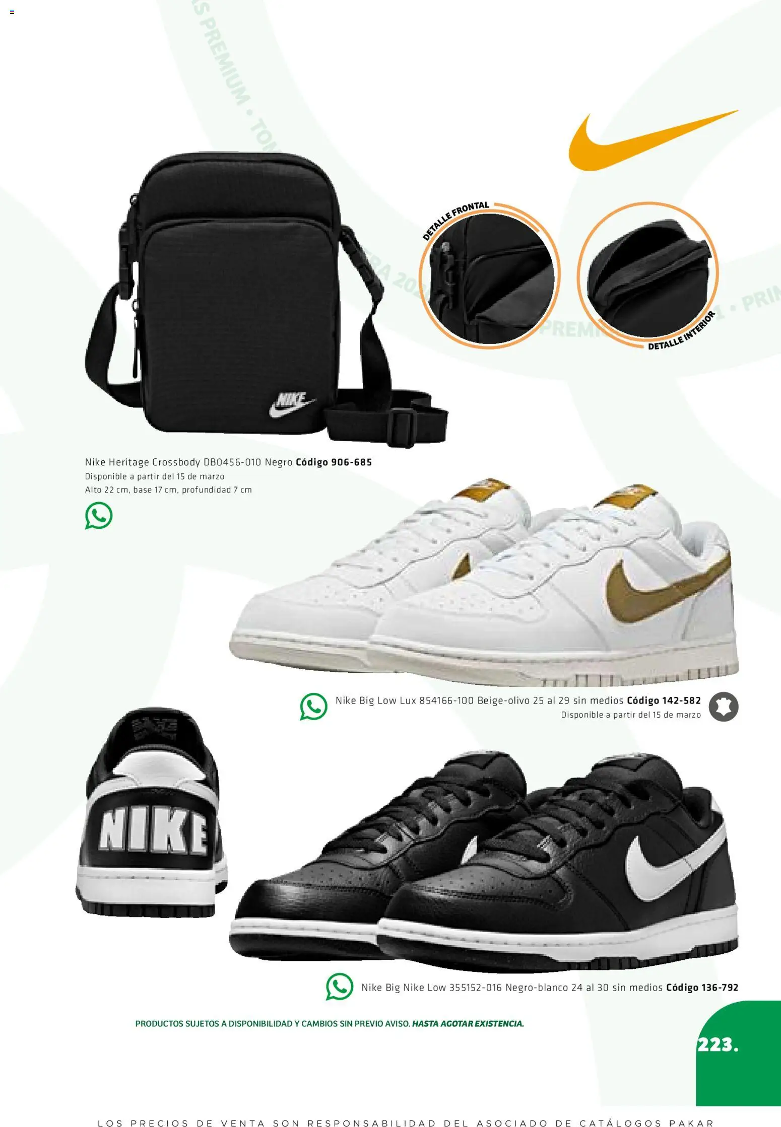 Nuevas ofertas de SC Pakar válidas en toda la República Mexicana desde el 27/02/2026. ¡Encuentra las mejores ofertas en SC Pakar catálogo Premium Men Tomo 1! | Página: 223