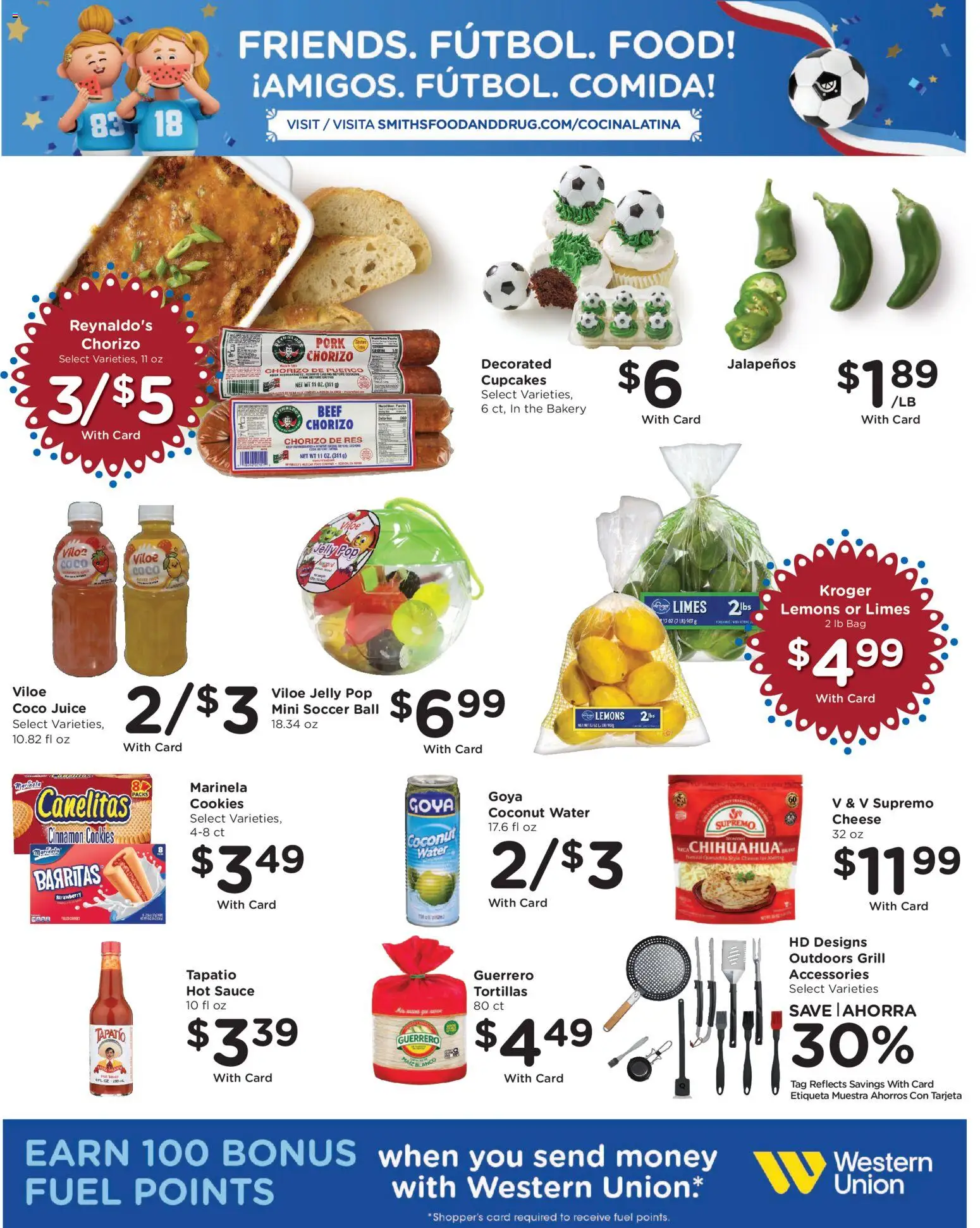 Smith's Weekly Ad - valid from 07/15/2026 | Page: 11 | Products: Cheese, Beef, Sauce, Grill