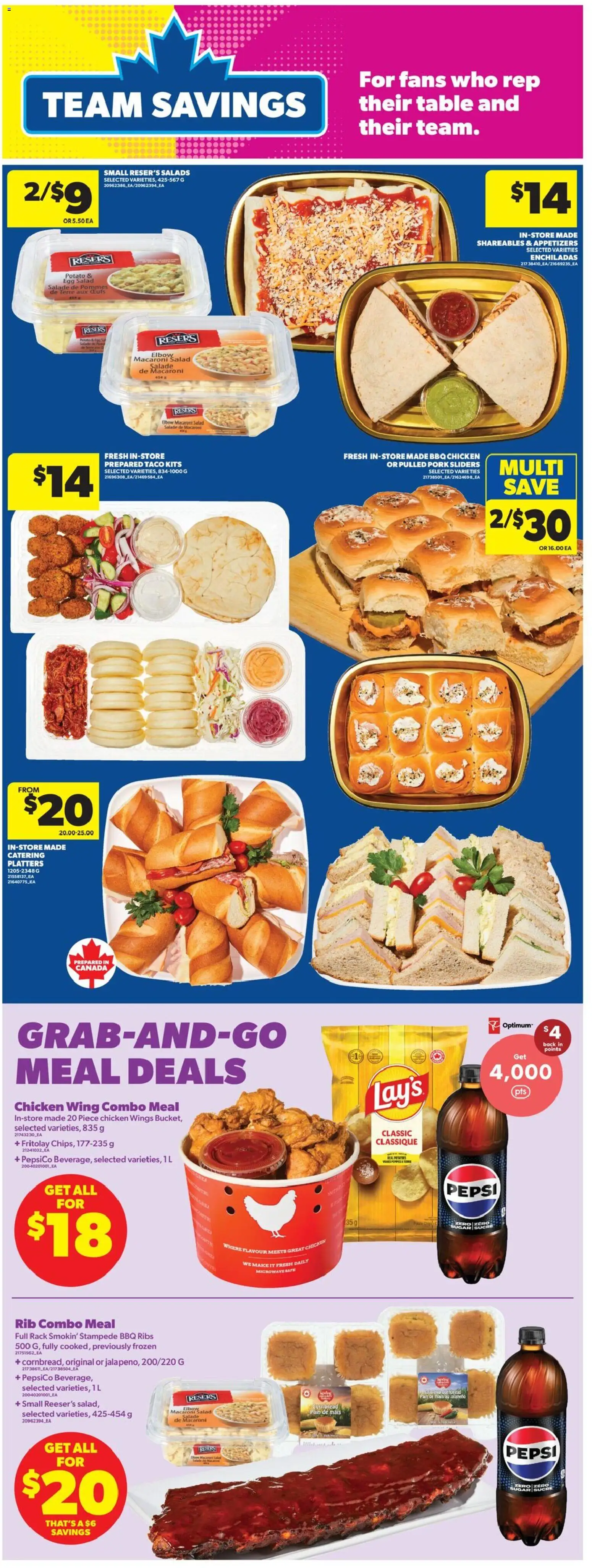Real Canadian Superstore flyer valid from Jul 2, 2026 | Page: 16 | Products: Salad, Chicken wings, Chicken, Pork